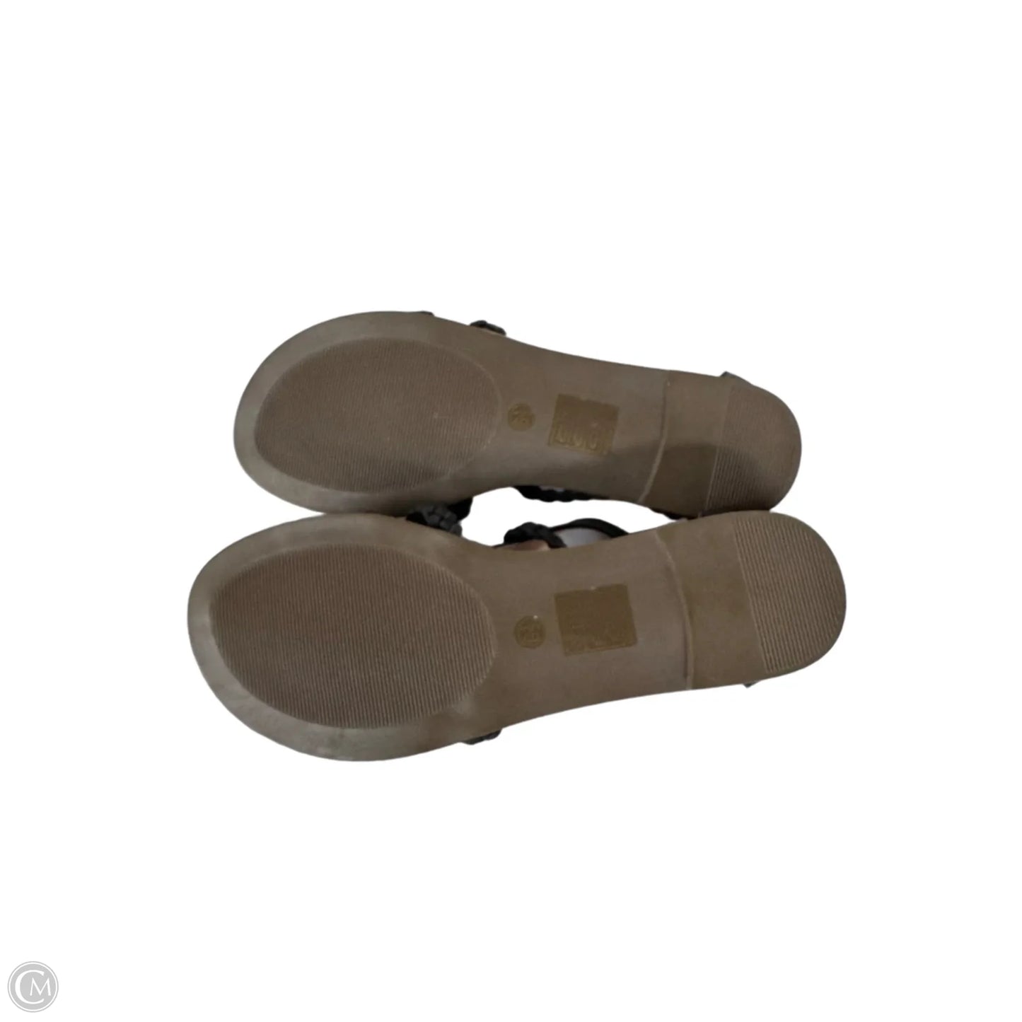 Sandals Flats By Journee In Black, Size: 6.5