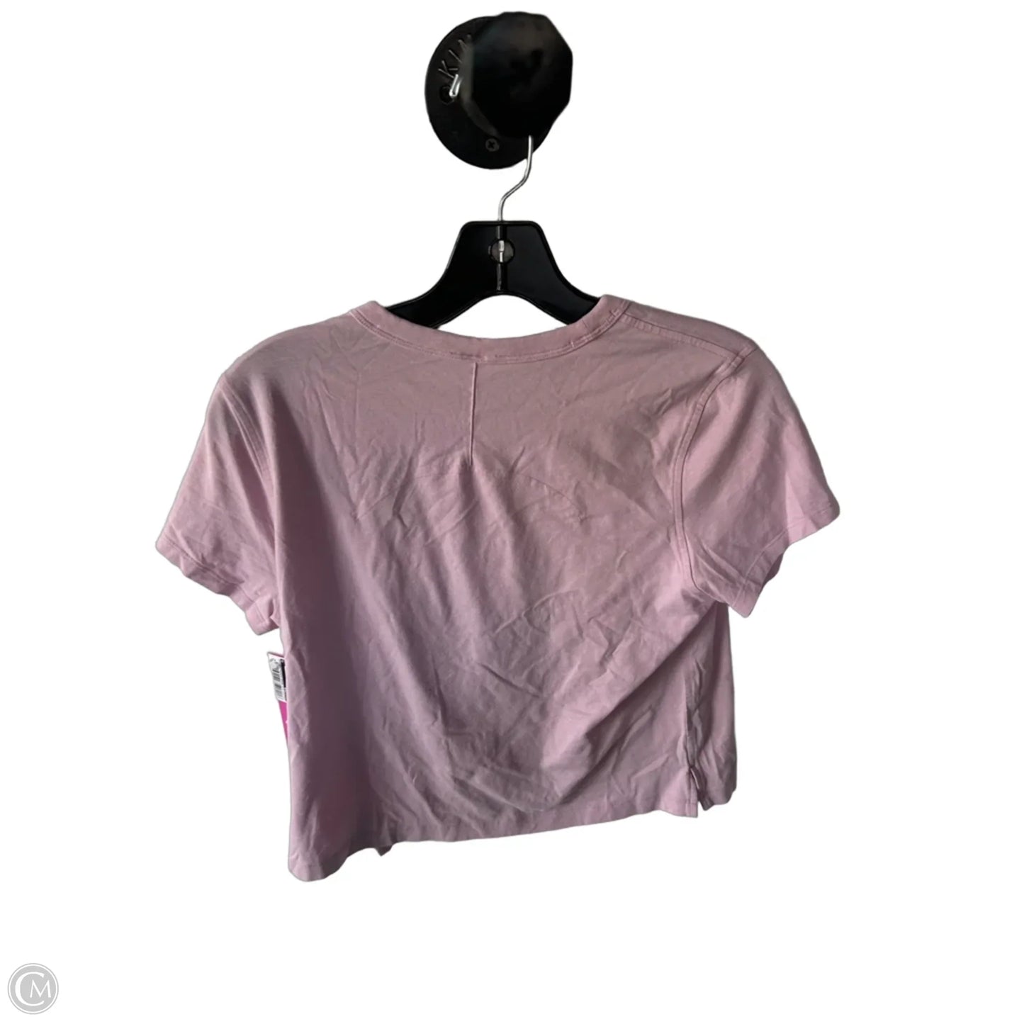 Athletic Top Short Sleeve By Lululemon In Pink, Size: S