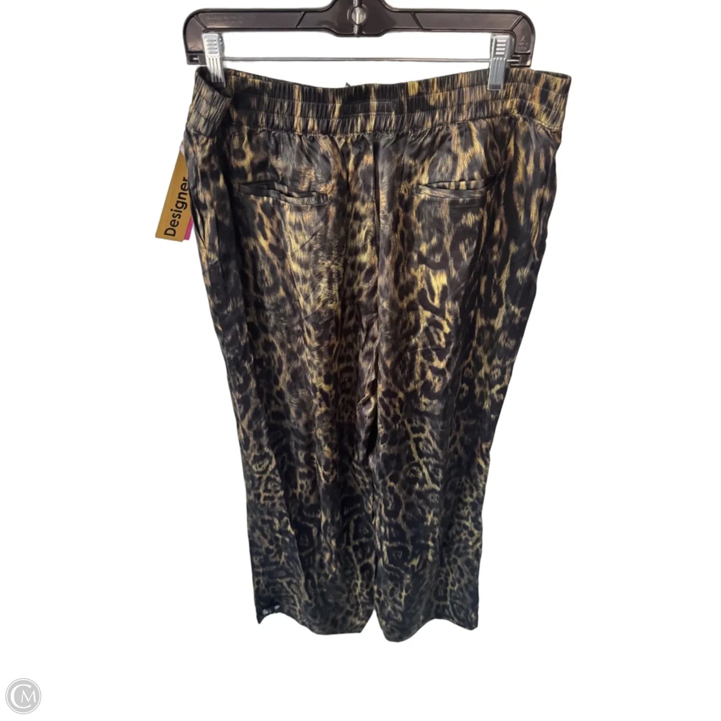 Pants Designer By All Saints In Black & Gold, Size: 10