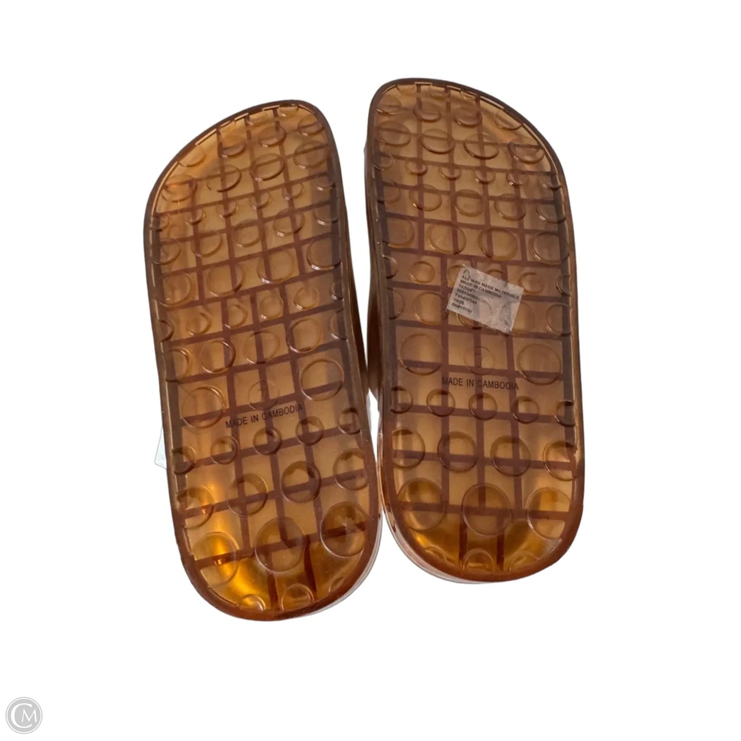 Sandals Flats By Shade & Shore In Brown, Size: 7