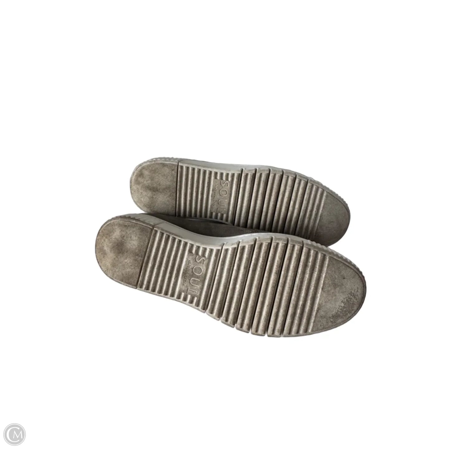 Shoes Sneakers By Natural Soul In Brown & Grey, Size: 8