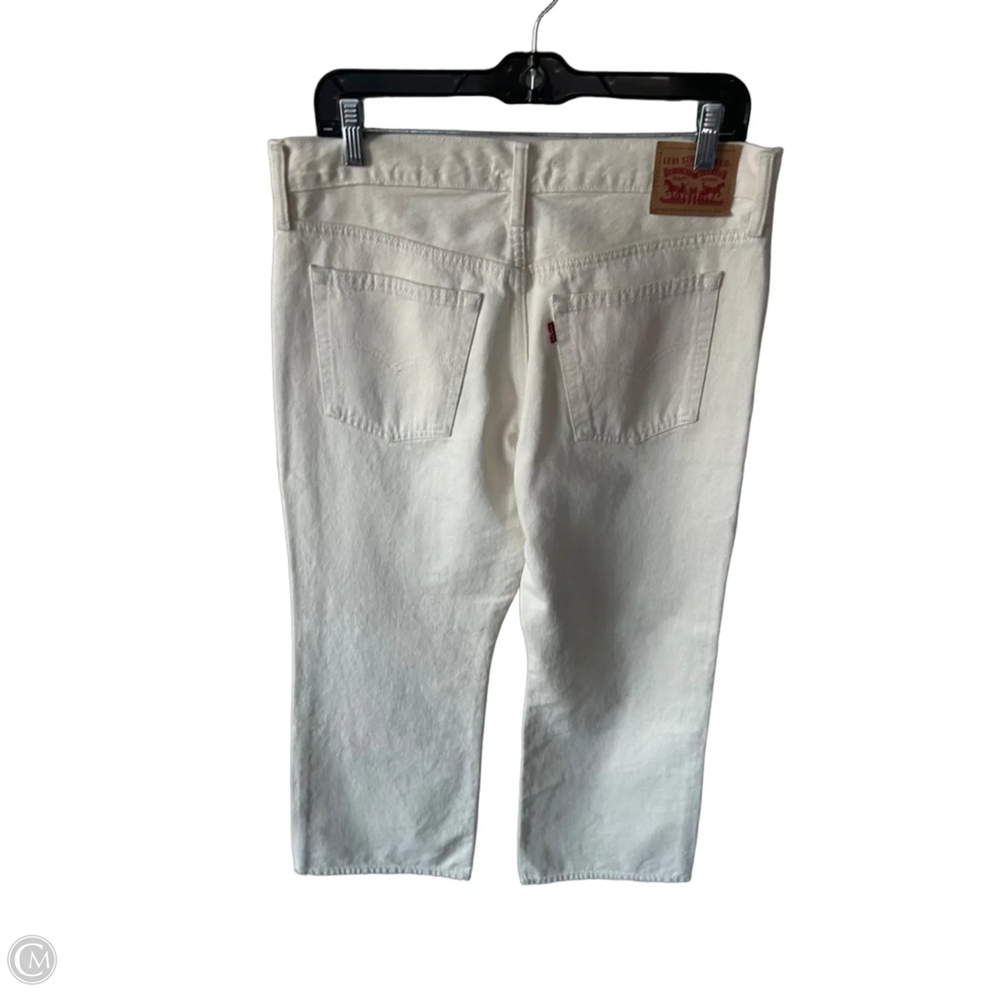 Jeans Boot Cut By Levis In Cream Denim, Size: 8
