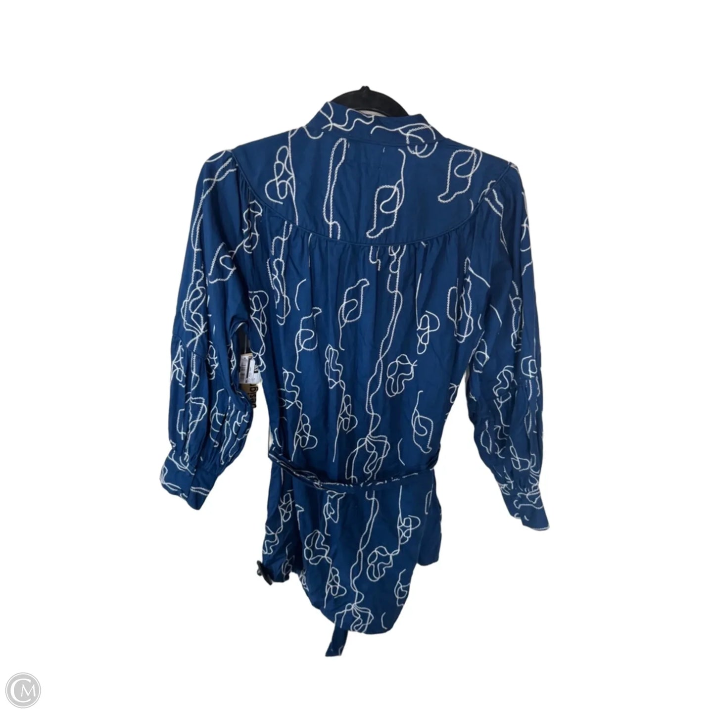 Dress Casual Short By Cma In Blue & White, Size: M