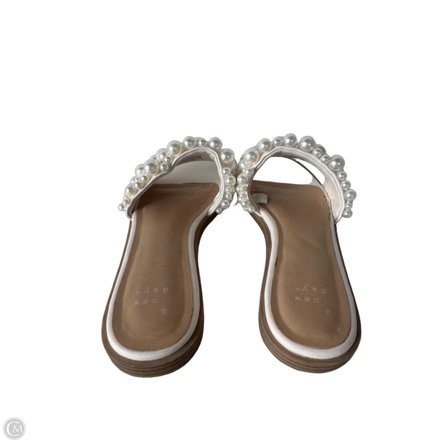 Sandals Flats By A New Day In White, Size: 6