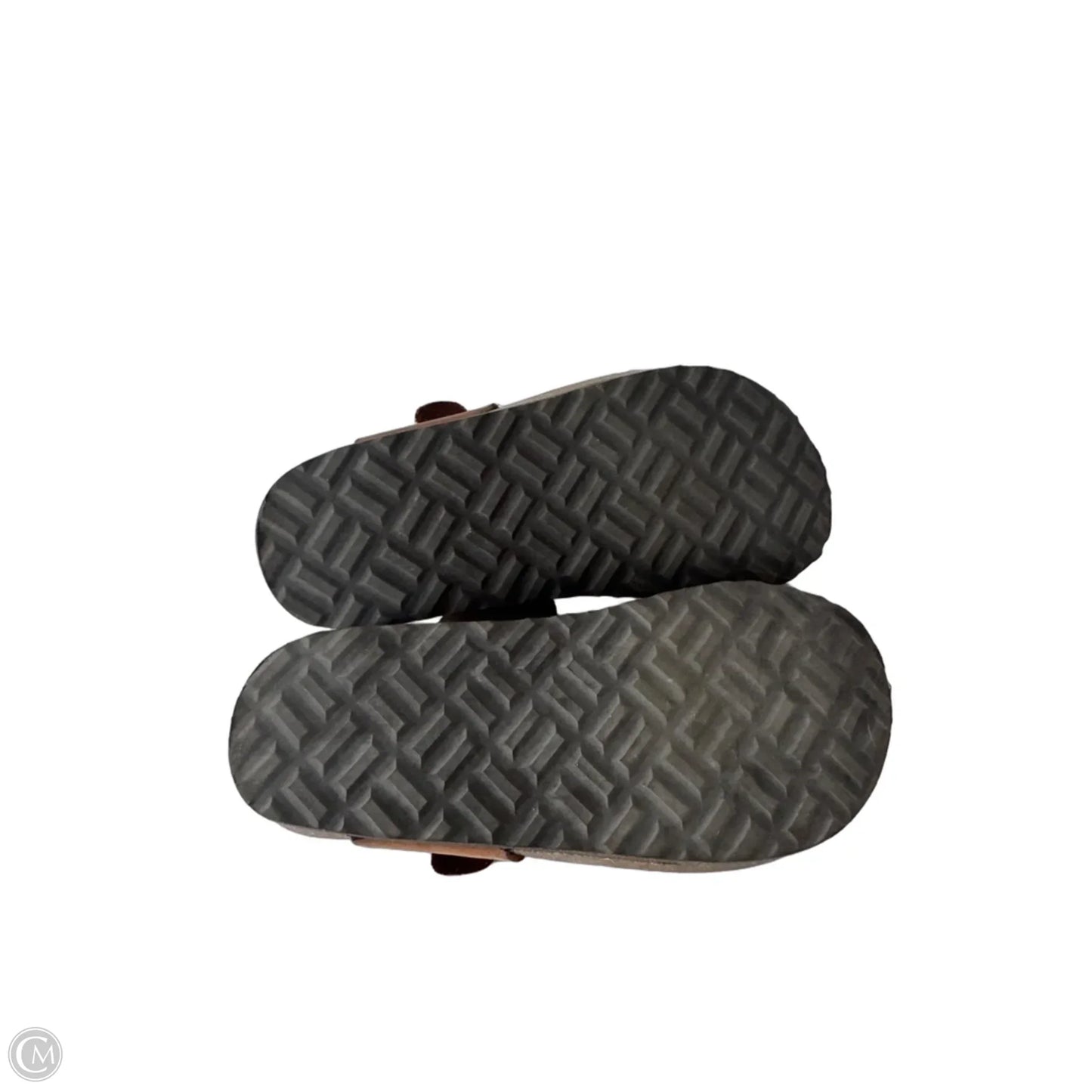 Sandals Flats By Clothes Mentor In Brown, Size: 6