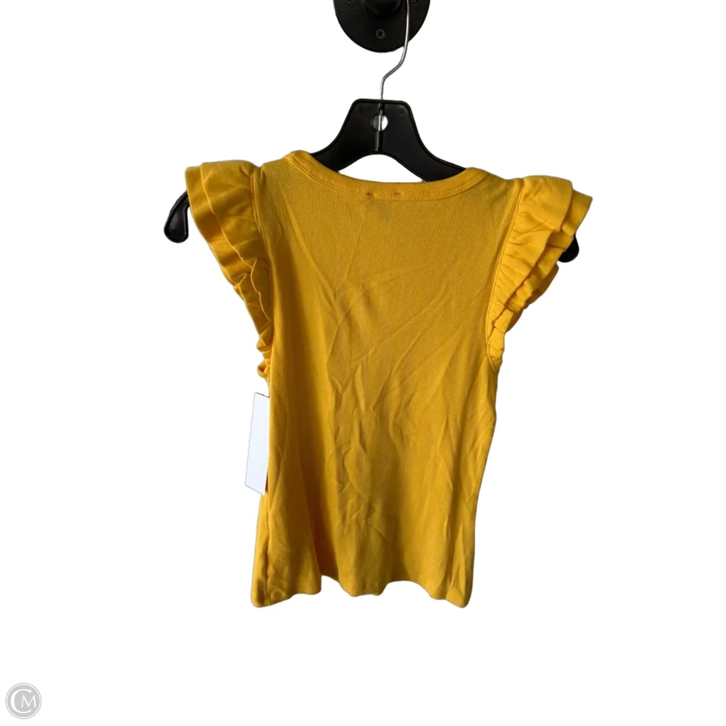 Top Sleeveless By Express In Yellow, Size: S