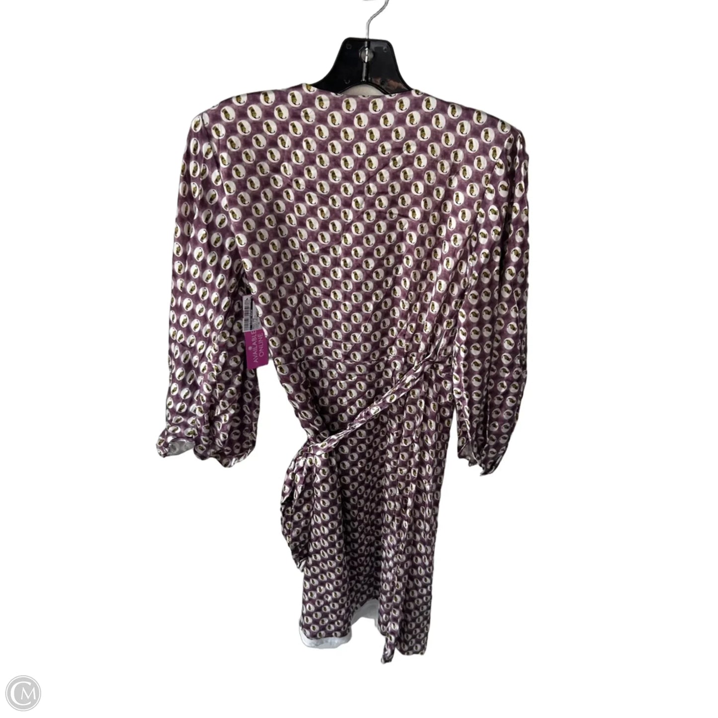 Dress Work By Clothes Mentor In Purple & White, Size: Xs