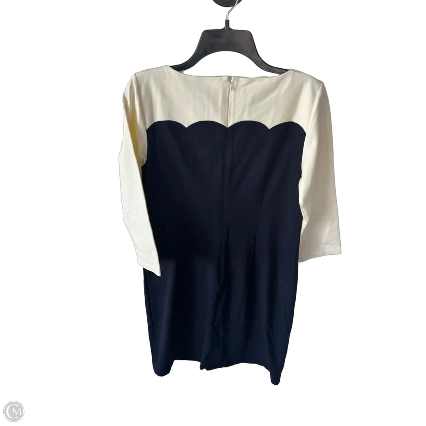 Dress Work By Talbots In Blue & Cream, Size: M