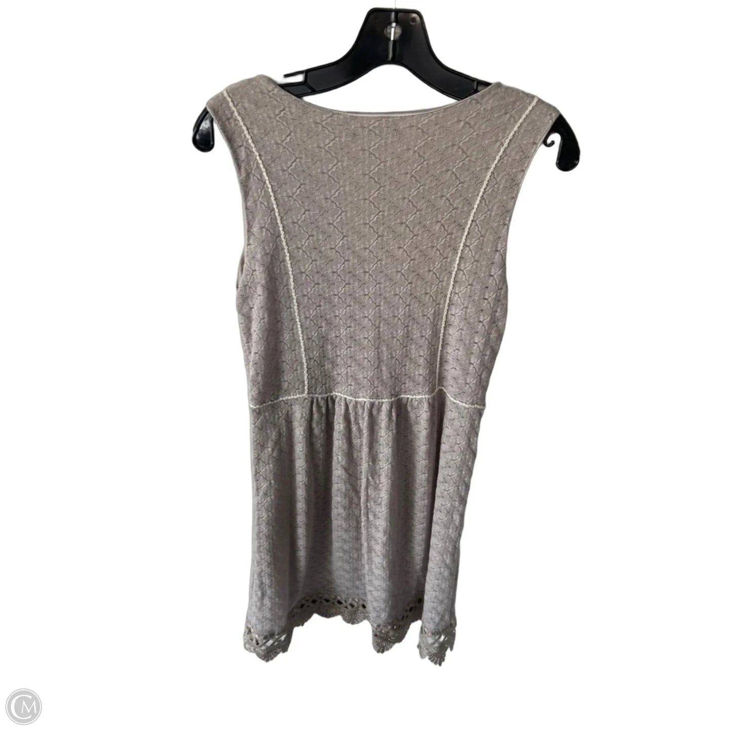 Dress Party Short By Clothes Mentor In Brown & White, Size: L