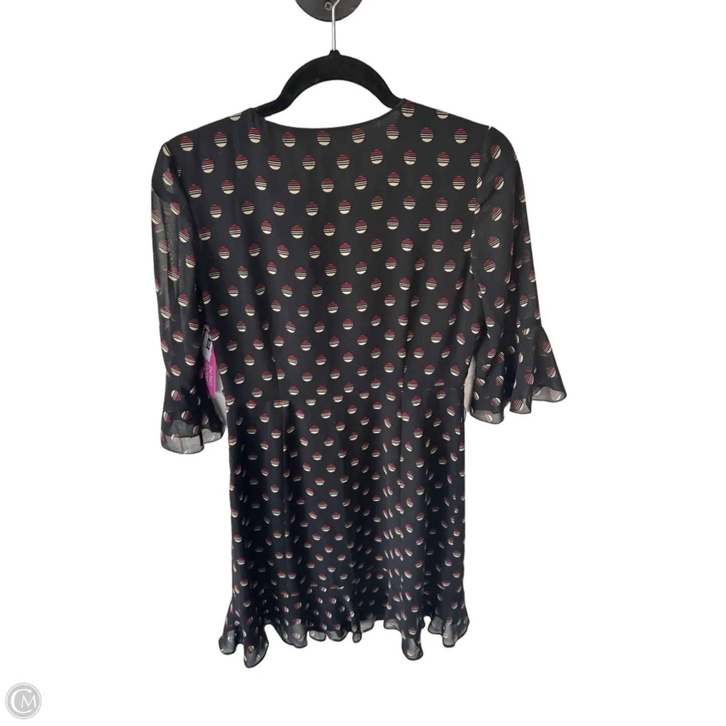 Dress Work By Loft In Black & Red, Size: S