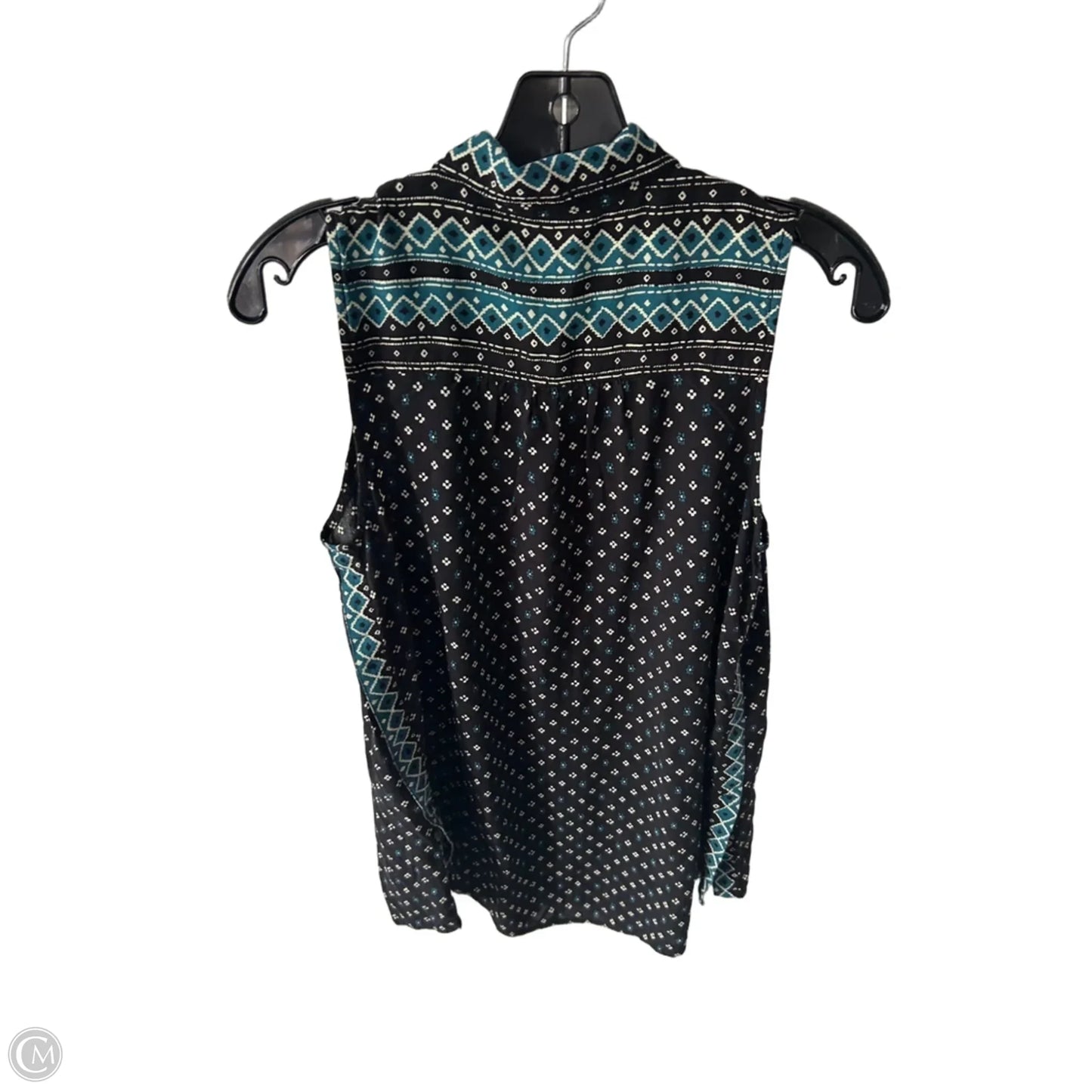 Top Sleeveless By Akemi And Kin In Black & Cream, Size: S