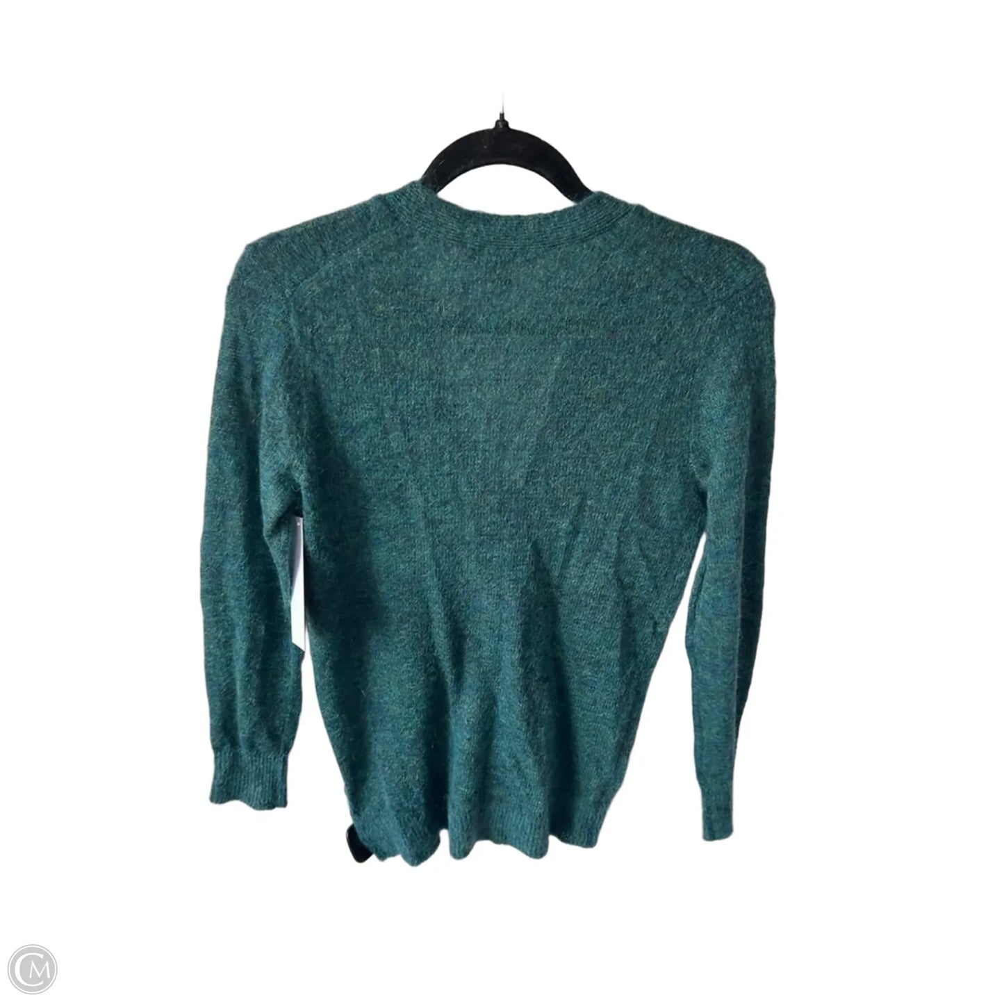 Sweater Cardigan By J. Crew In Blue & Green, Size: Xs