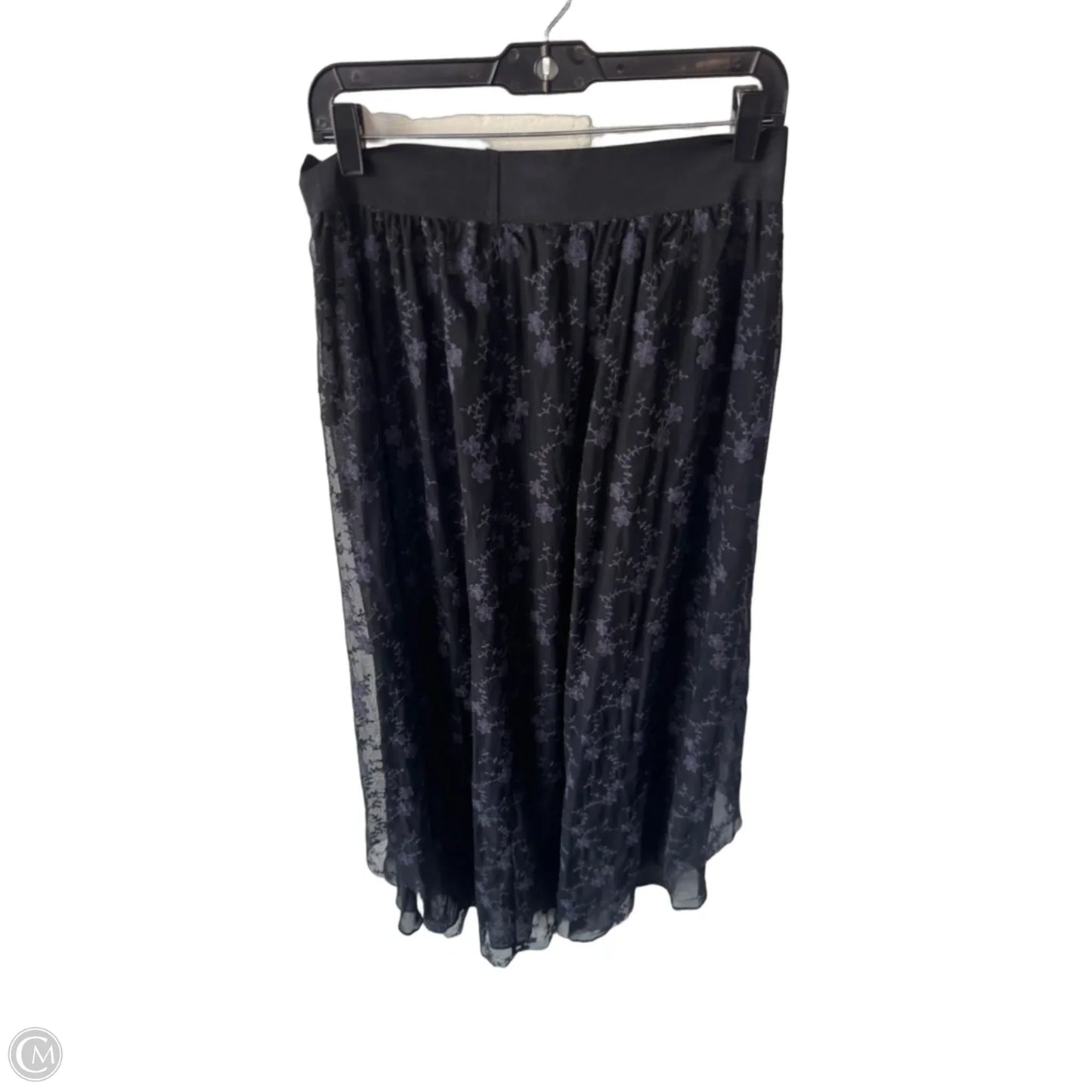Skirt Midi By Free People In Black & Purple, Size: L