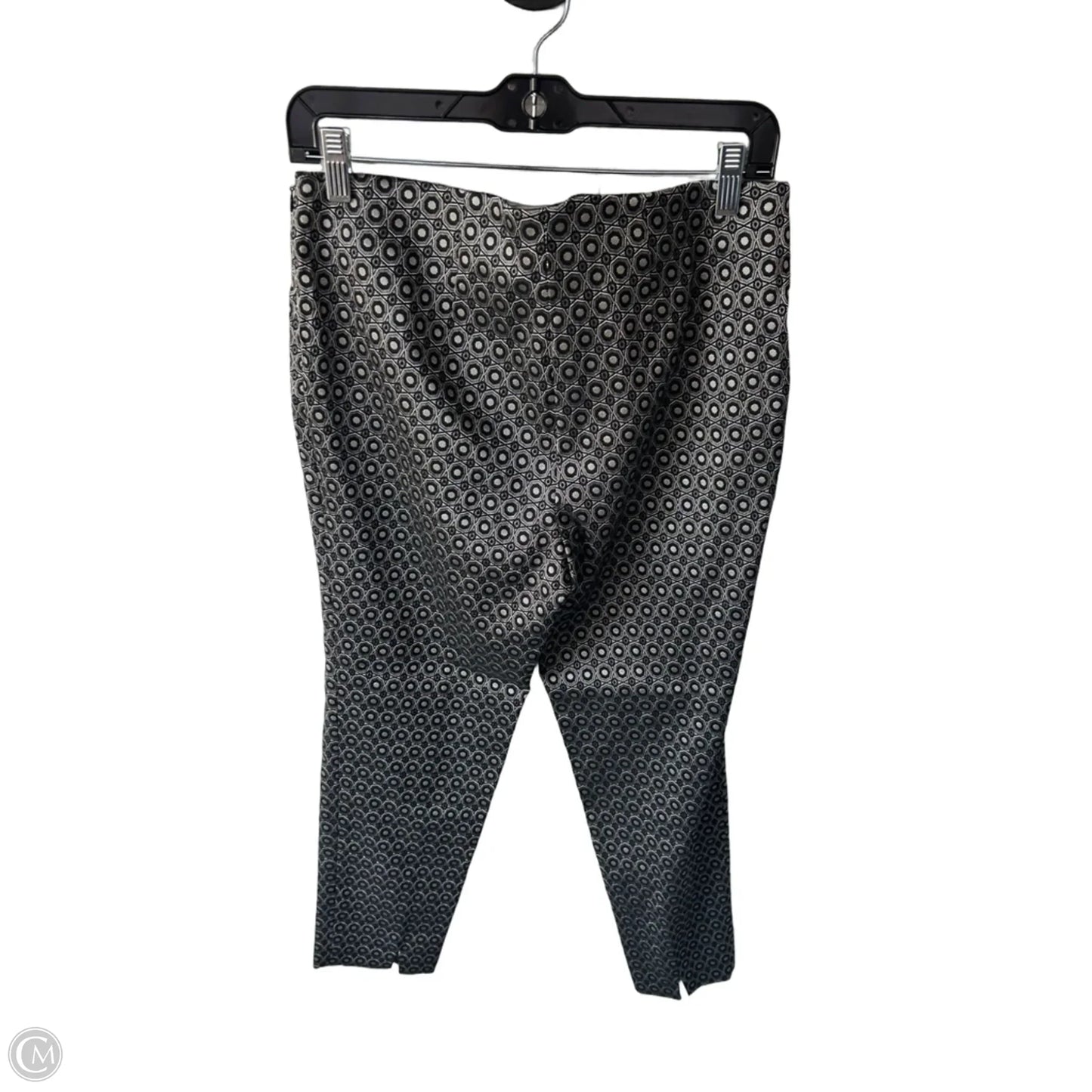 Pants Dress By Brooks Brothers In Black & Silver, Size: 8