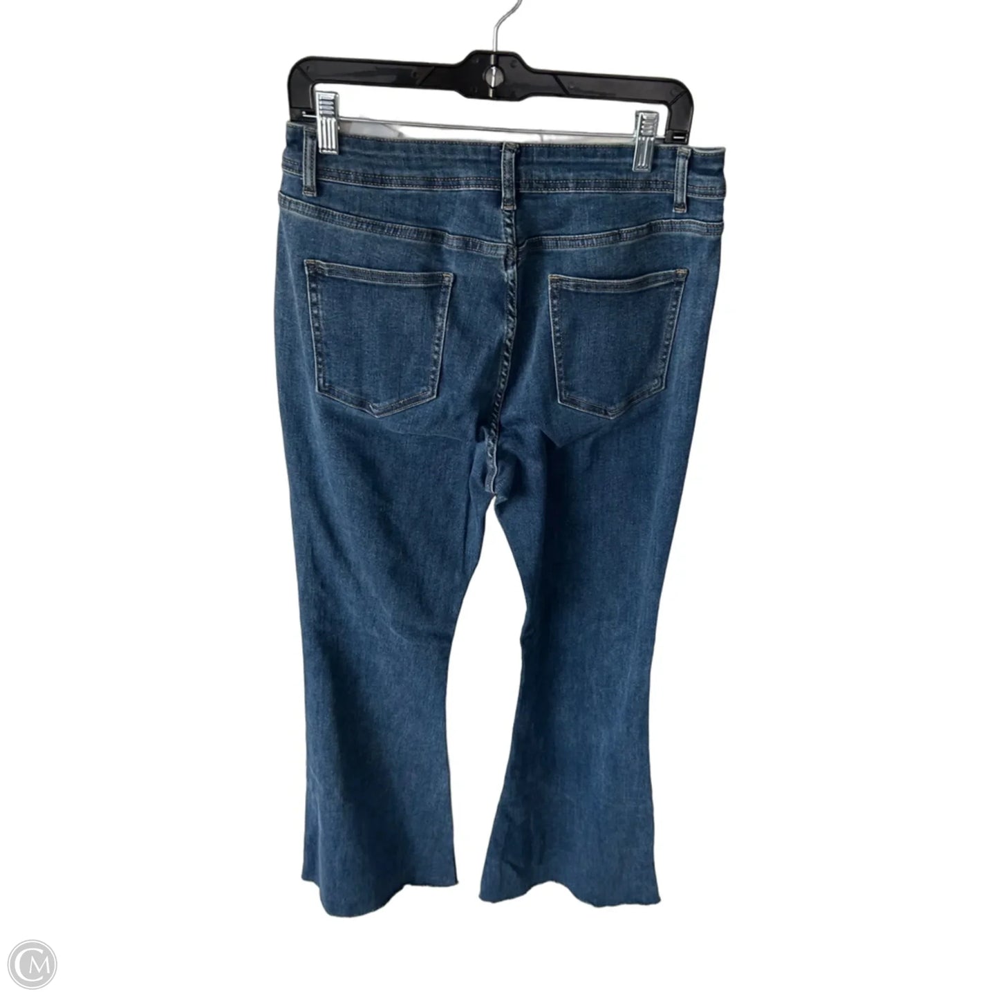 Jeans Flared By Pink Lily In Blue Denim, Size: 10