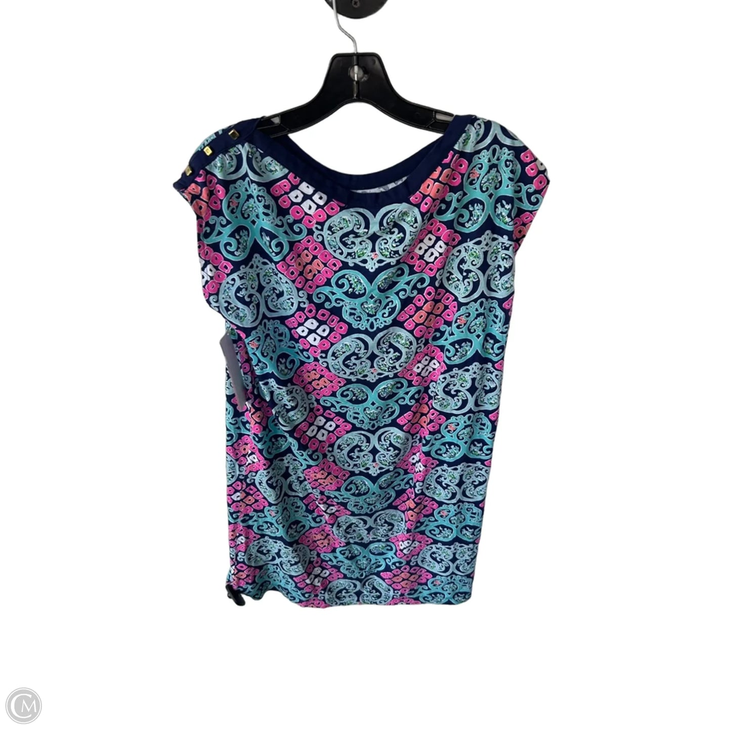 Dress Designer By Lilly Pulitzer In Blue & Pink, Size: M