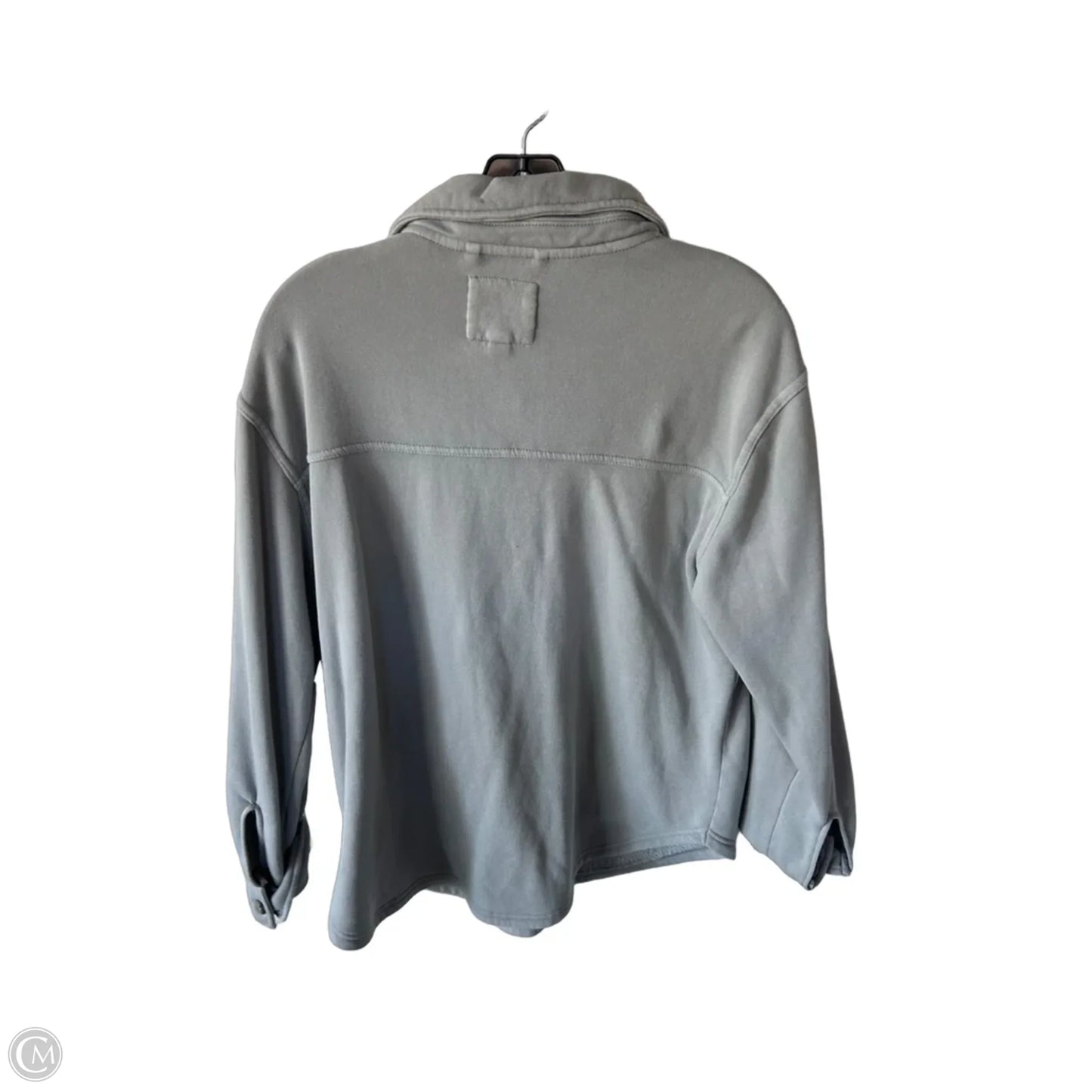 Jacket Shirt By Thread And Supply In Grey, Size: M