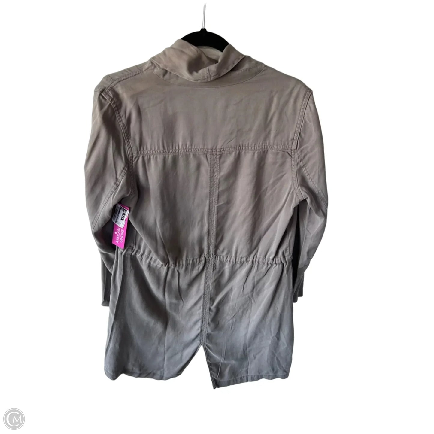 Jacket Utility By Clothes Mentor In Brown, Size: M