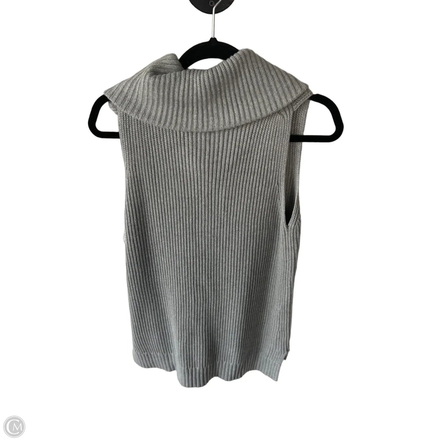 Vest Sweater By Michael By Michael Kors In Grey, Size: S