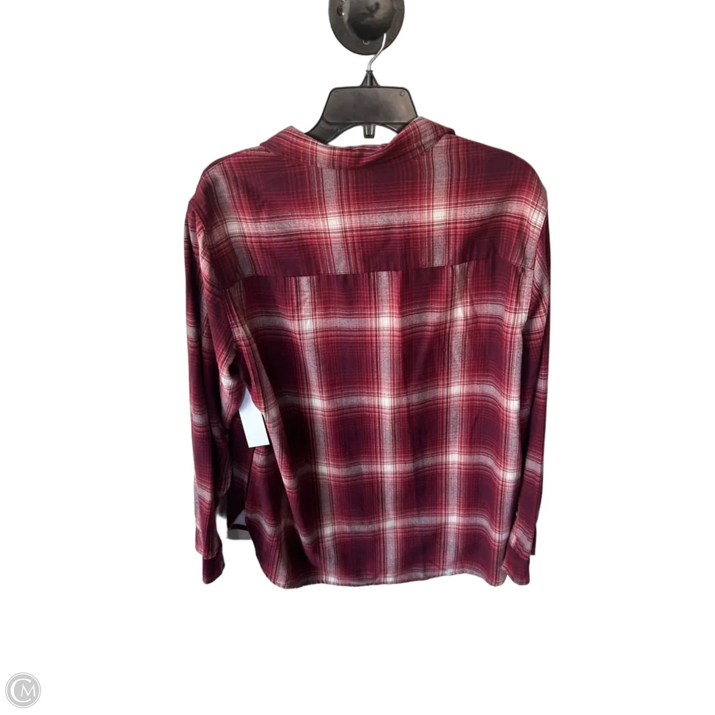 Top Long Sleeve By Jachs Girlfirend In Red & White, Size: L