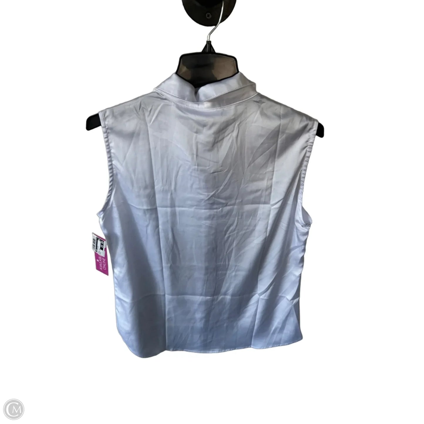 Top Sleeveless By Cme In White, Size: M