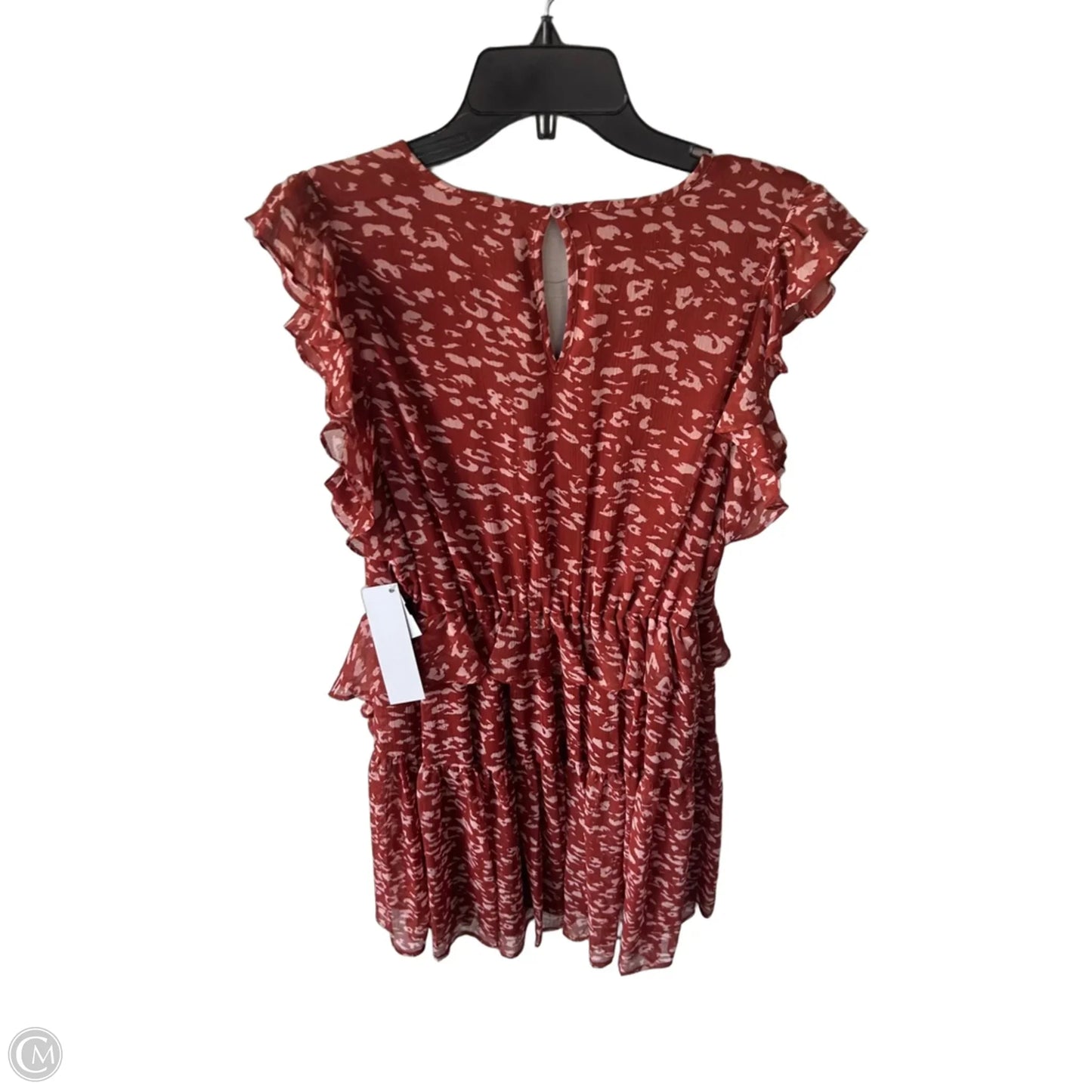 Dress Work By Simply Vera In Brown & Pink, Size: M