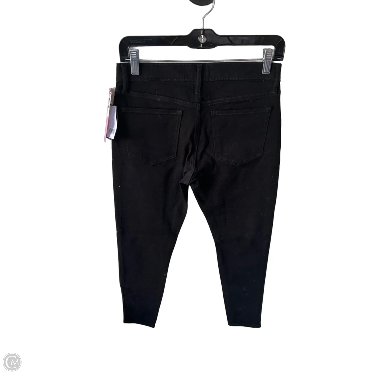 Jeans Skinny By Banana Republic In Black Denim, Size: 4