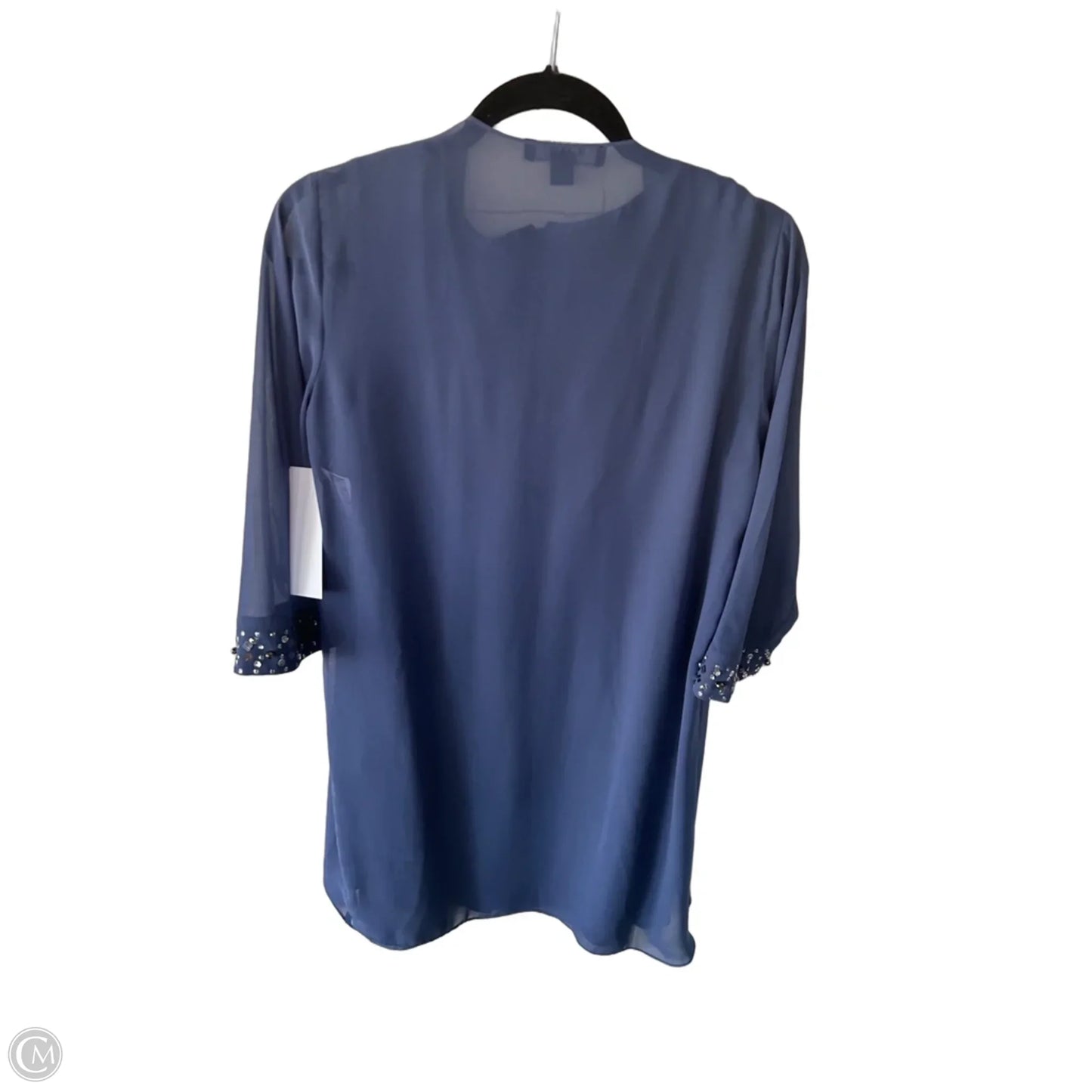 Dress Set 2pc By Clothes Mentor In Blue & Silver, Size: S