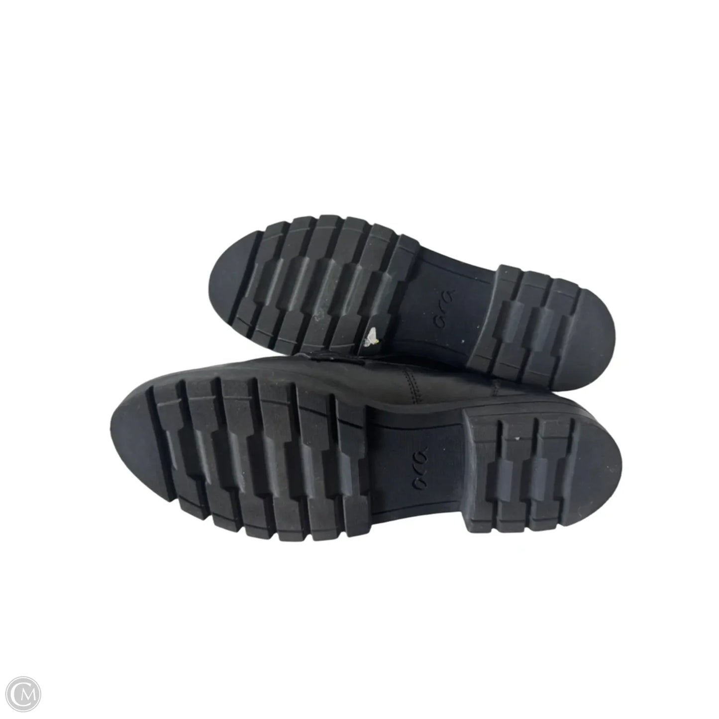 Shoes Flats By Cmb In Black & Gold, Size: 7.5