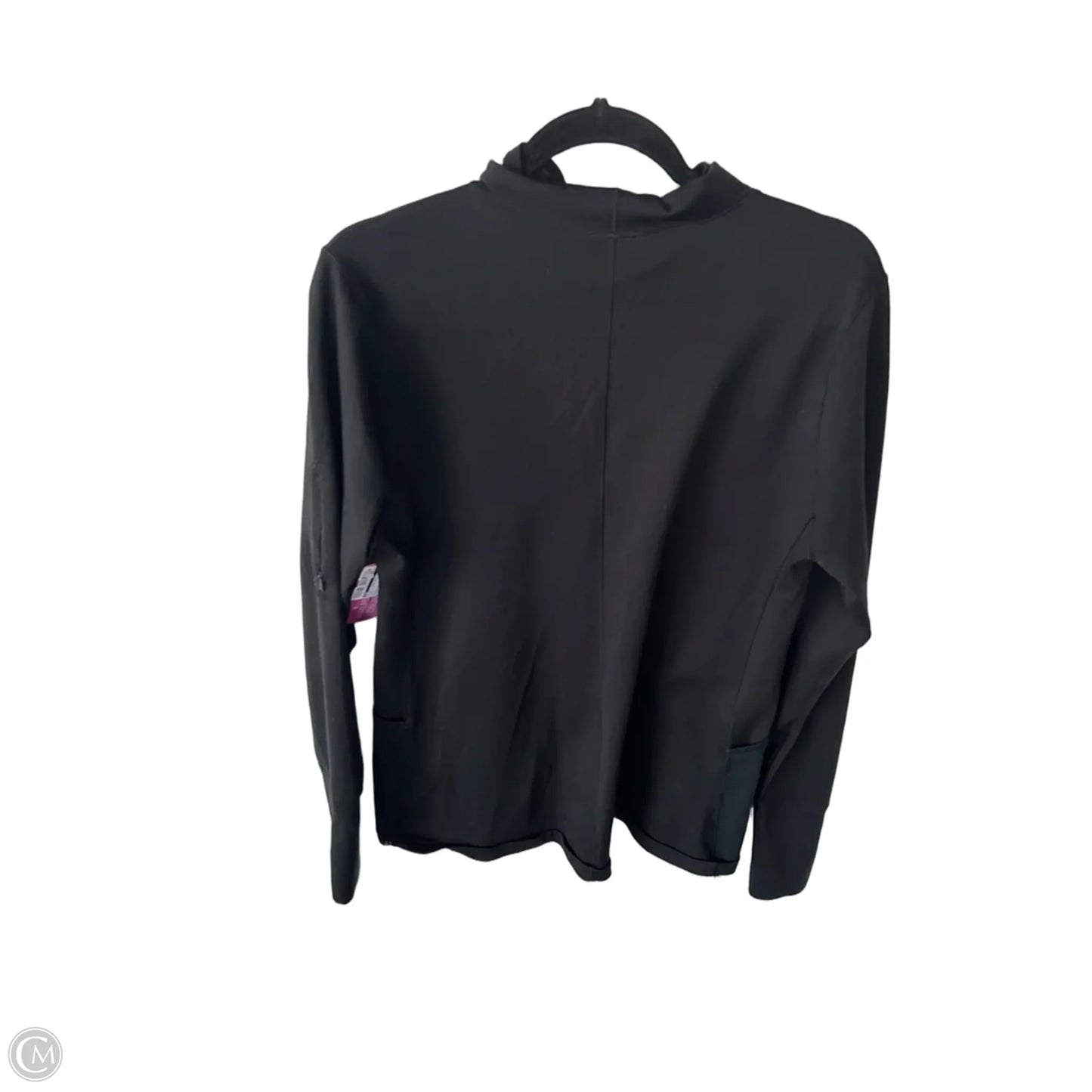 Athletic Sweatshirt Collar By Nike In Black, Size: Xl