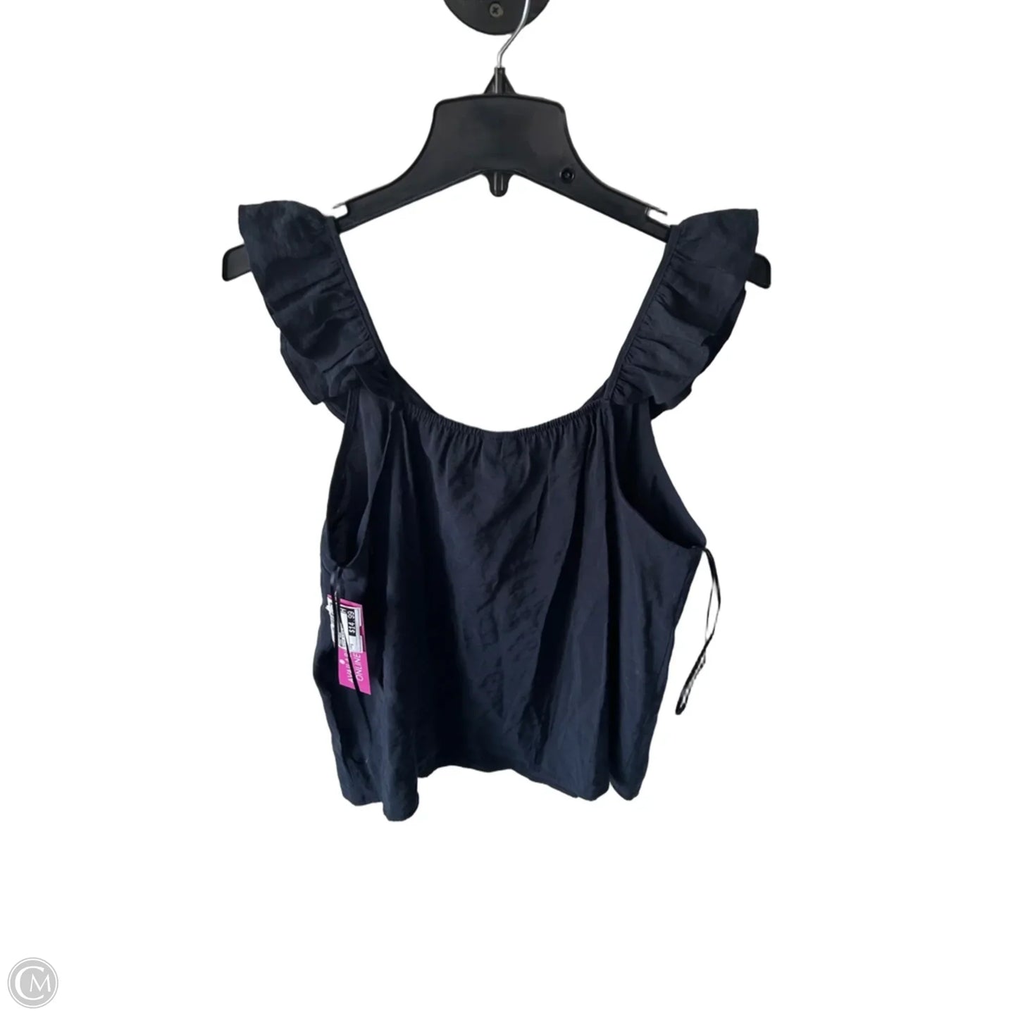 Blouse Sleeveless By Vero Moda In Navy, Size: S