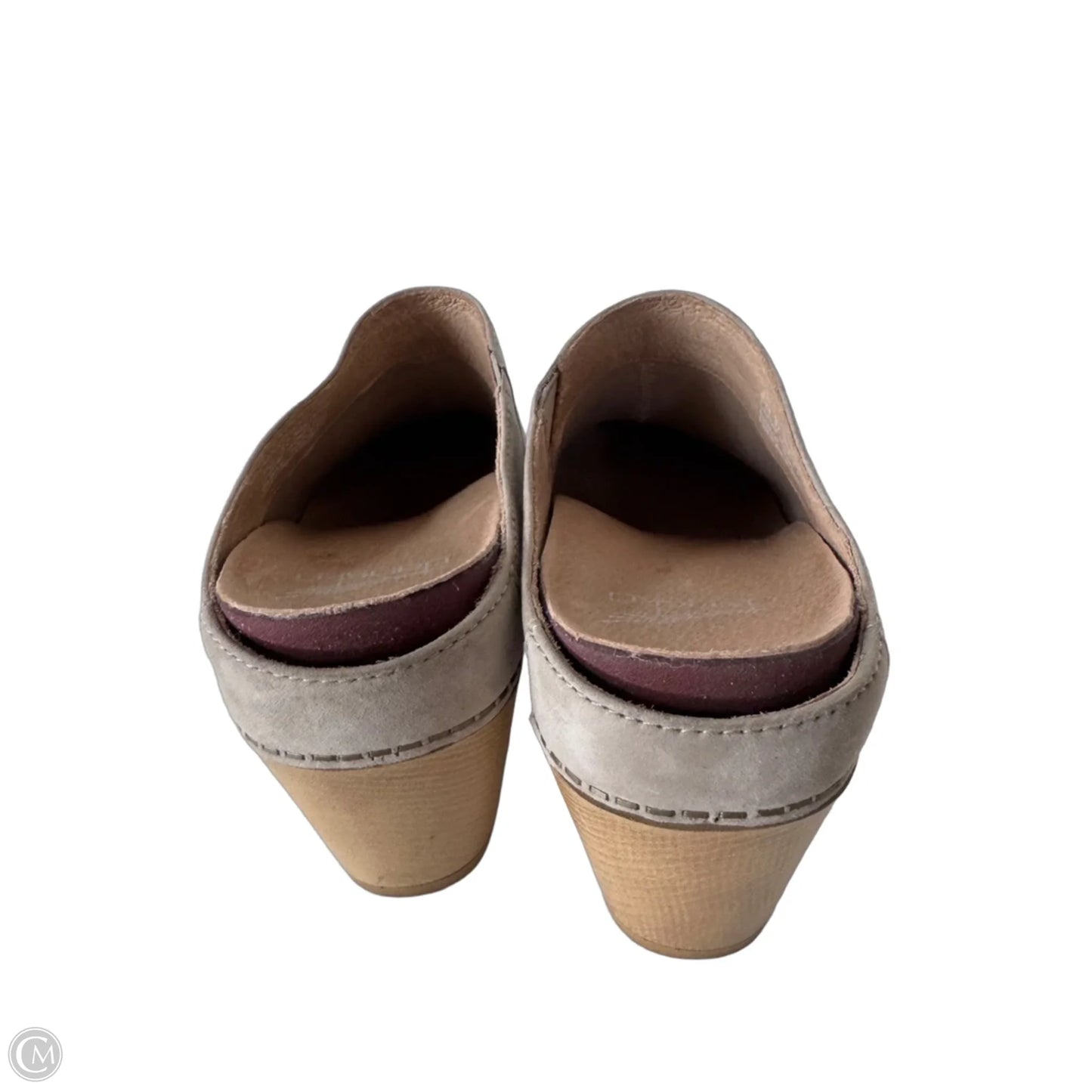 Shoes Heels Block By Dansko In Grey, Size: 6.5