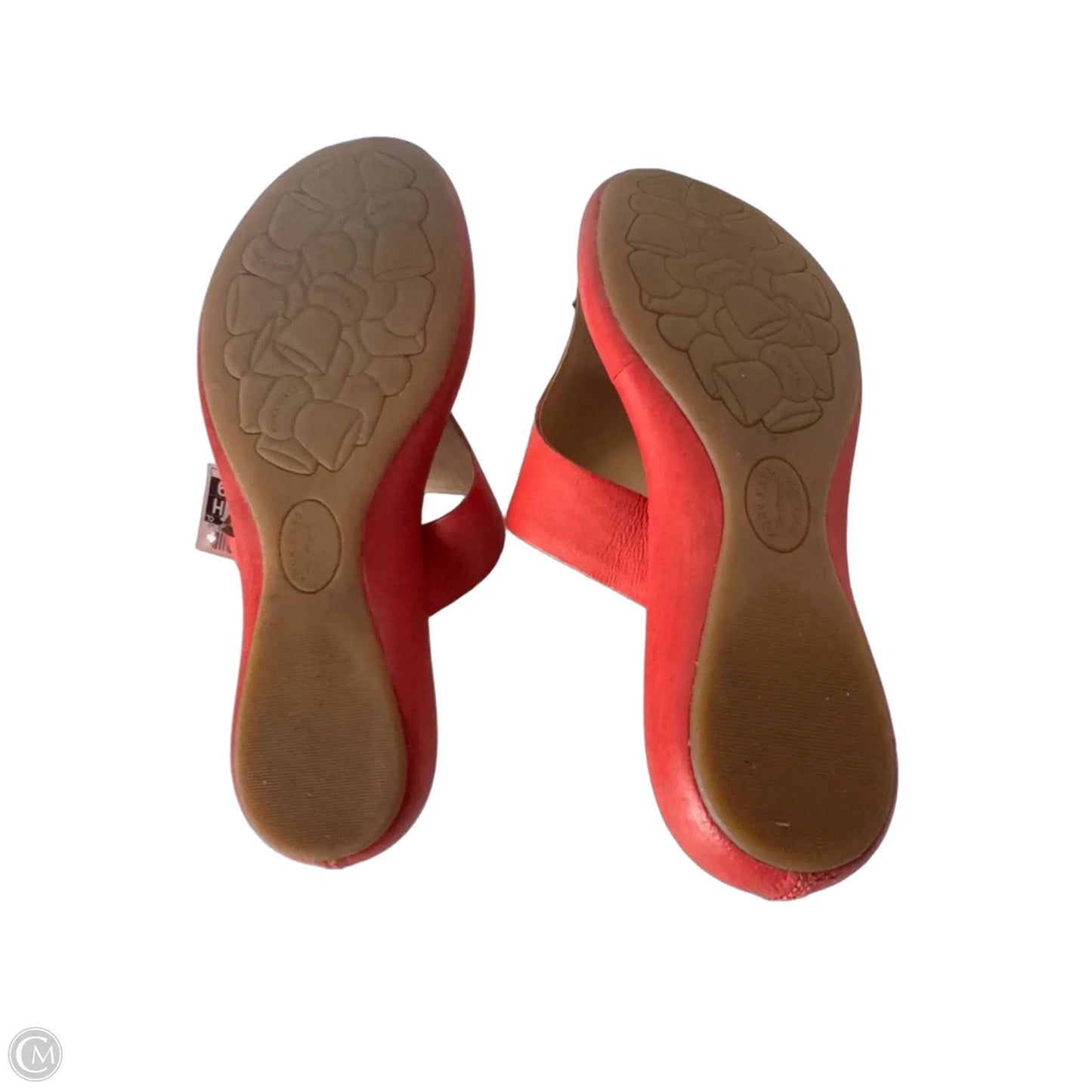 Sandals Flip Flops By Kork Ease In Red, Size: 9