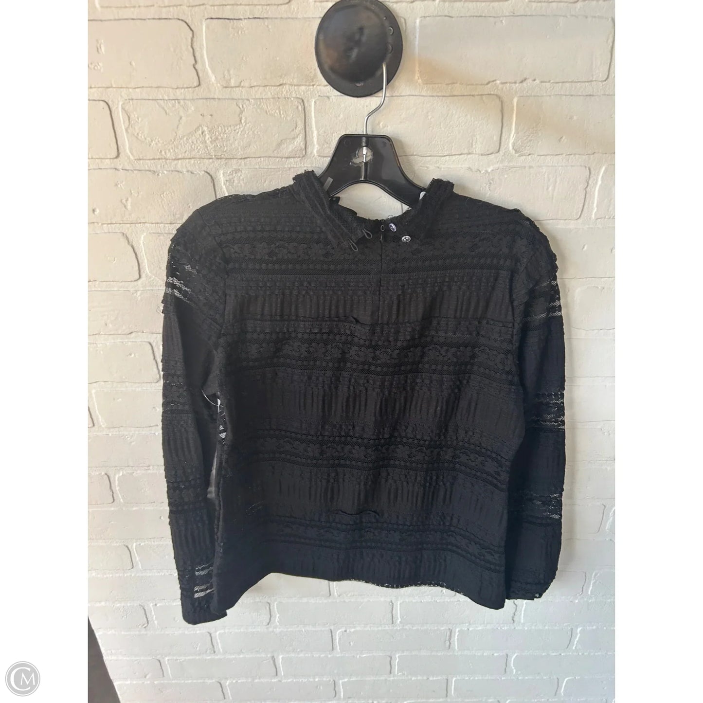 Top Long Sleeve By Endless Rose In Black, Size: M