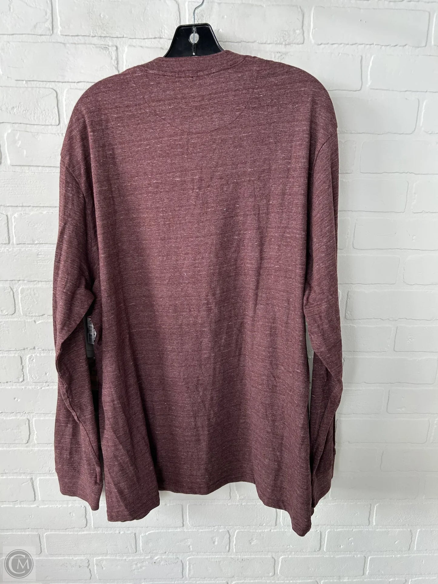 Top Long Sleeve By YELLOWSTONE In Red & Yellow, Size: Xxl