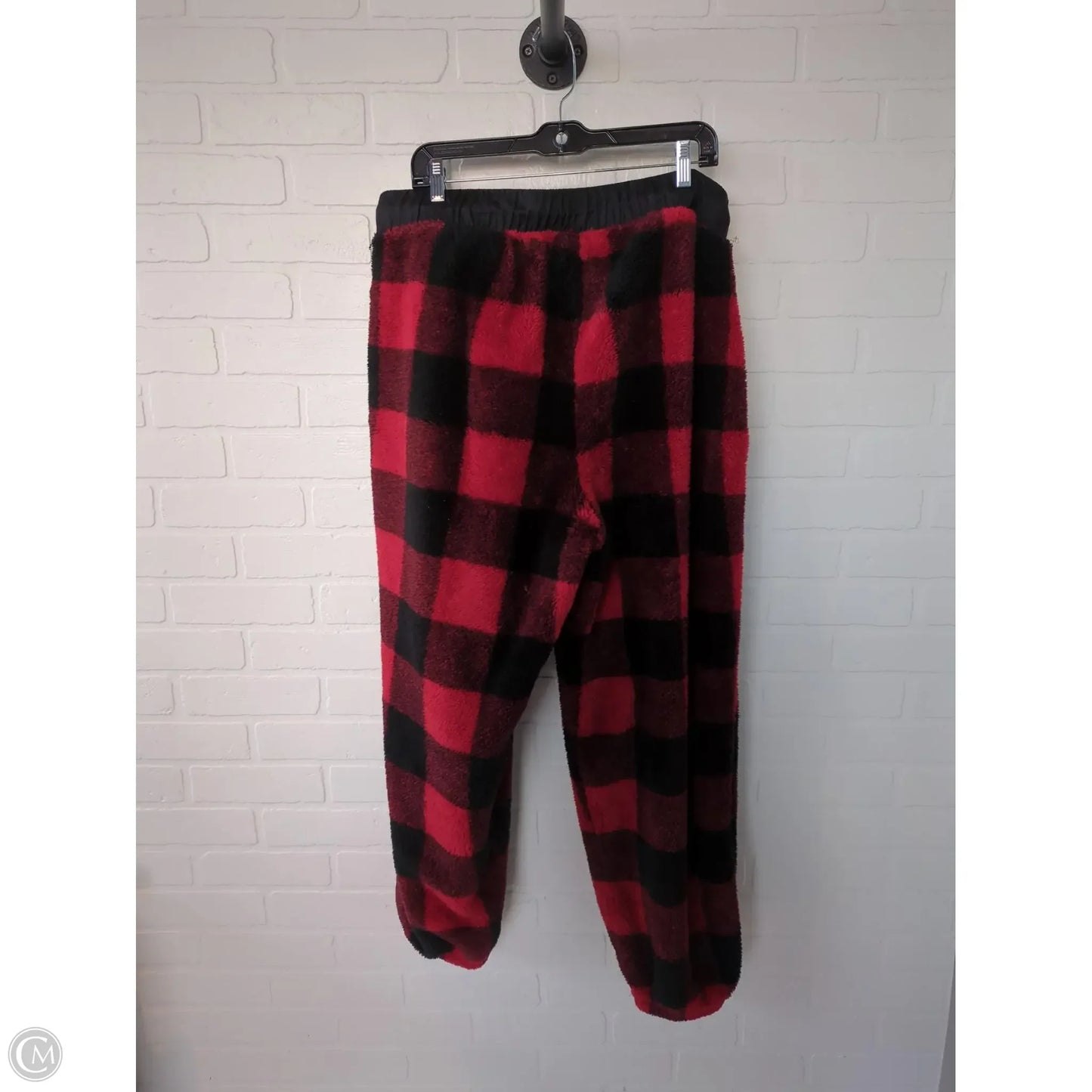 Pajama Pants By Eddie Bauer In Black & Red, Size: 16
