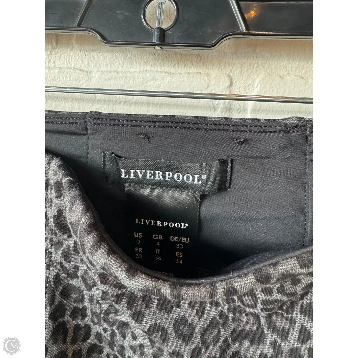 Skirt Midi By Liverpool In Grey, Size: 0