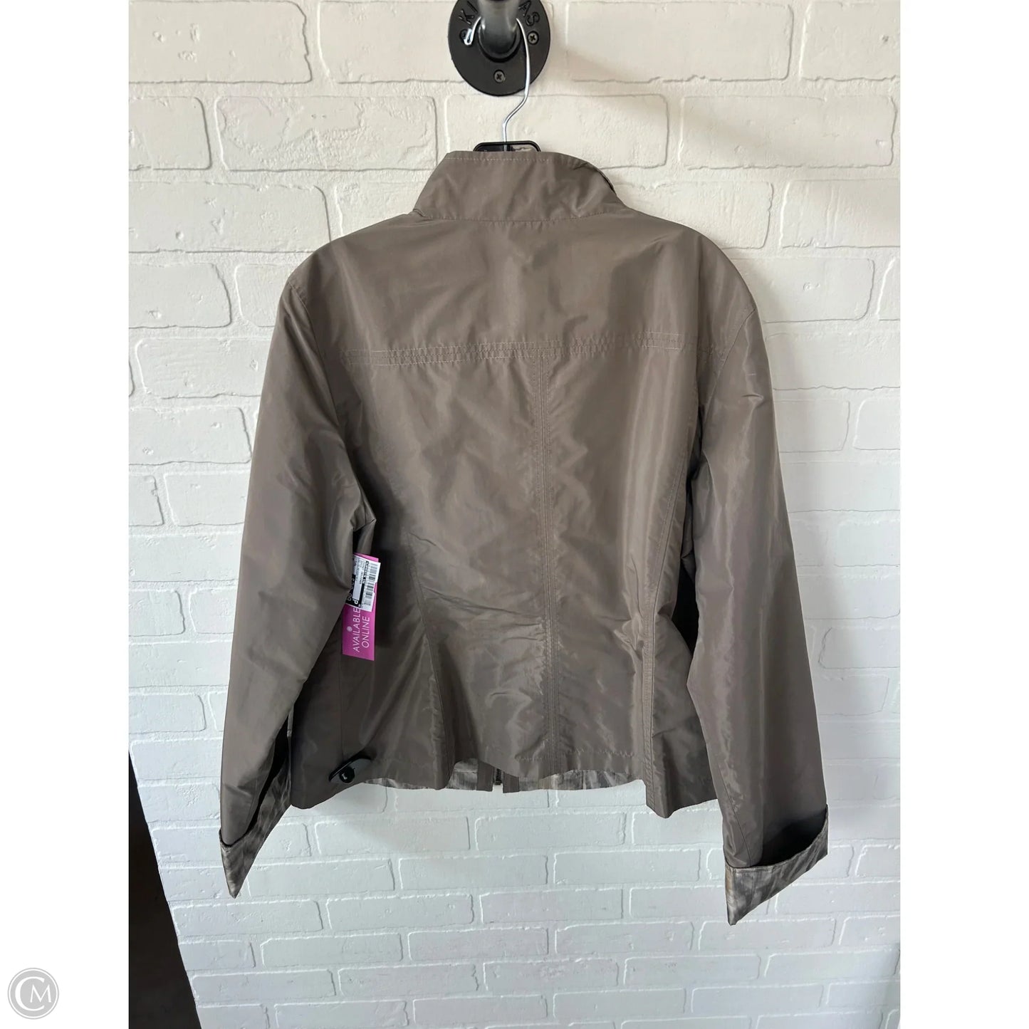 Jacket Designer By Lafayette 148 In Brown, Size: Xl