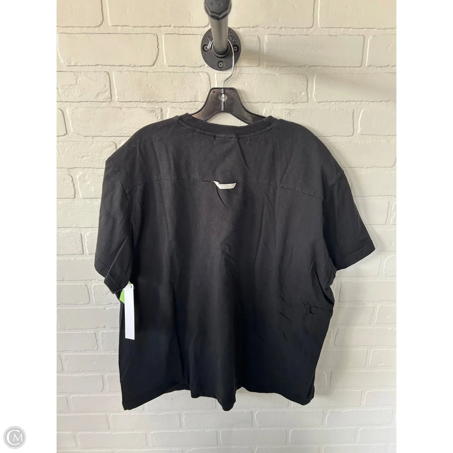 Athletic Top Short Sleeve By Adidas In Black, Size: 2x