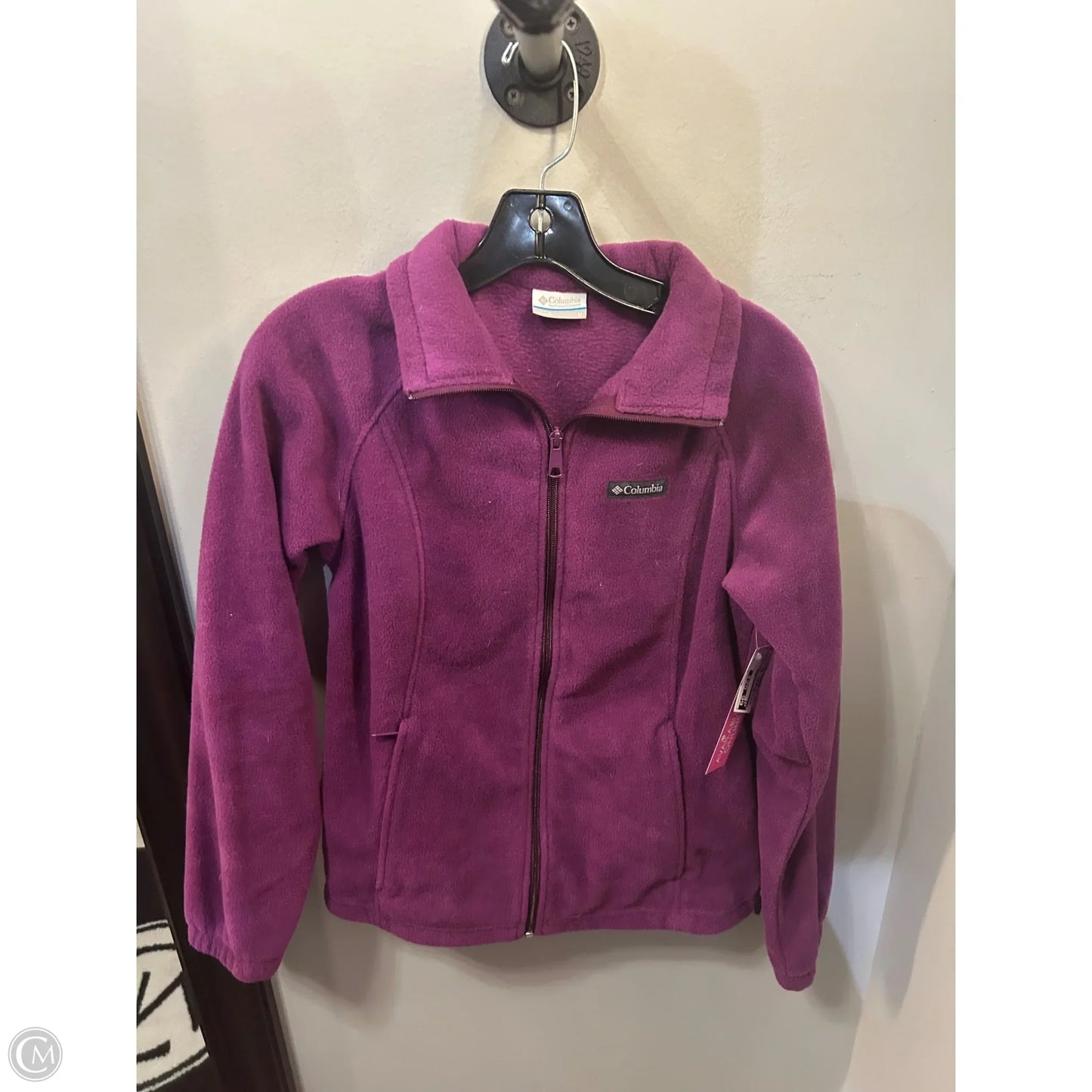 Jacket Fleece By Columbia In Purple, Size: M
