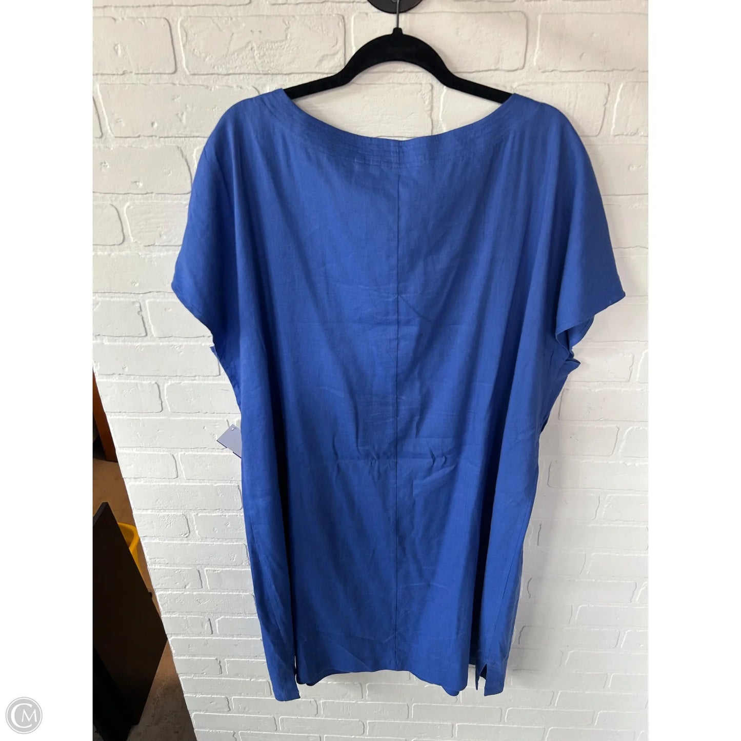 Dress Casual Short By Soft Surroundings In Blue, Size: 3x