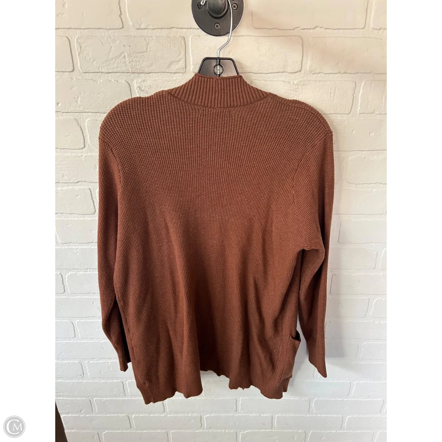 Sweater Cardigan By Staccato In Brown, Size: L