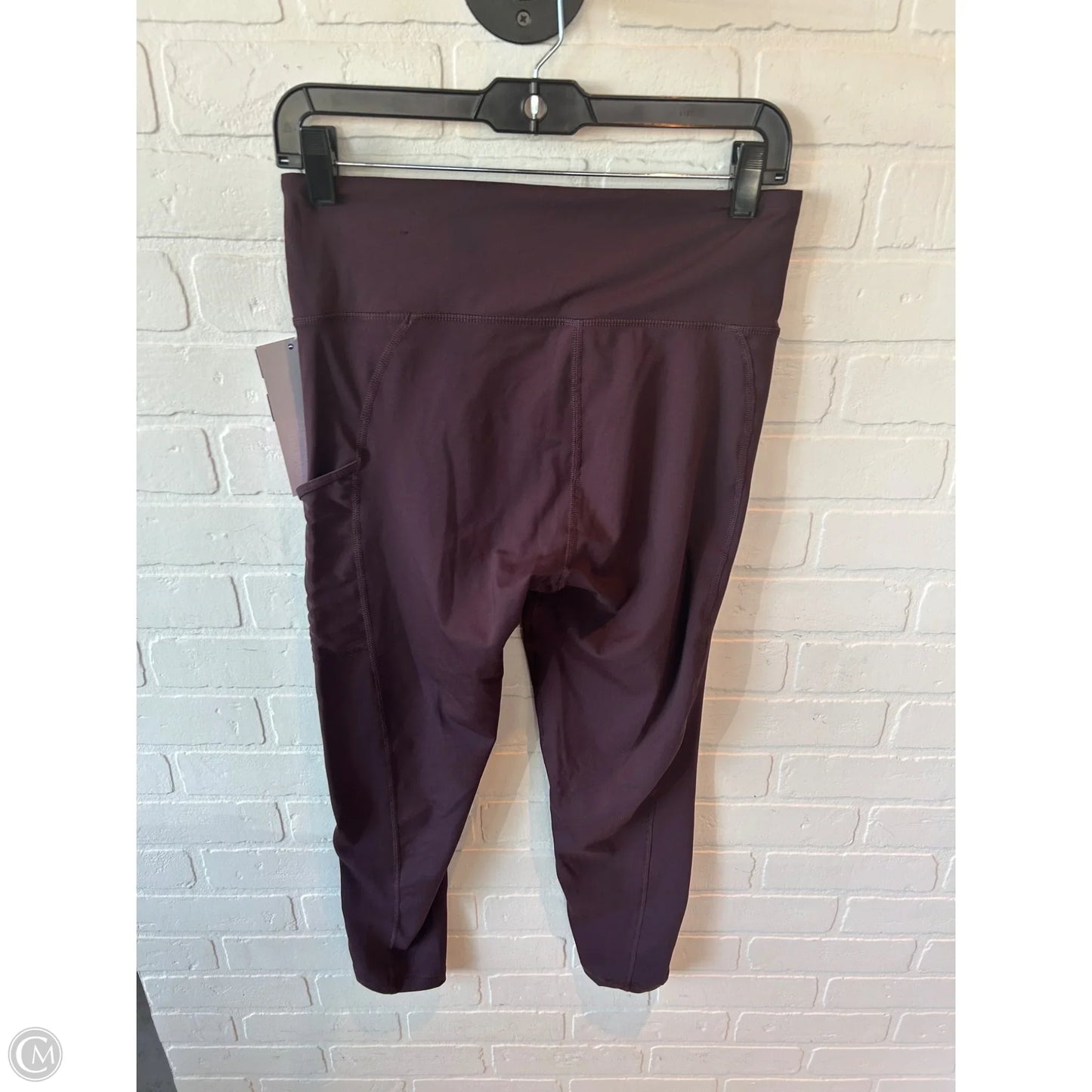 Athletic Leggings By Adidas In Purple, Size: 12