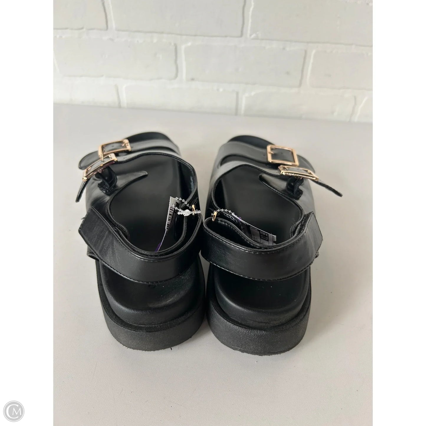 Sandals Flats By Old Navy In Black, Size: 8