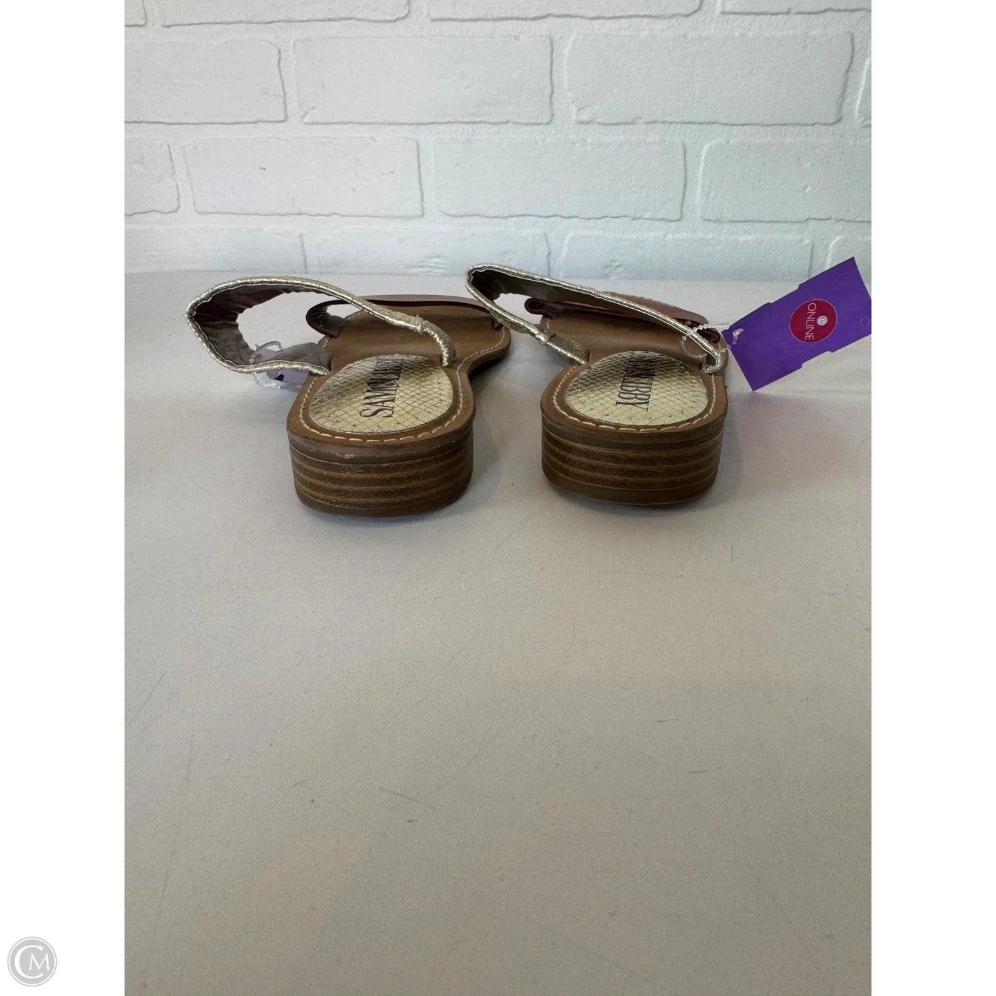 Sandals Flats By Sam And Libby In Tan, Size: 7.5