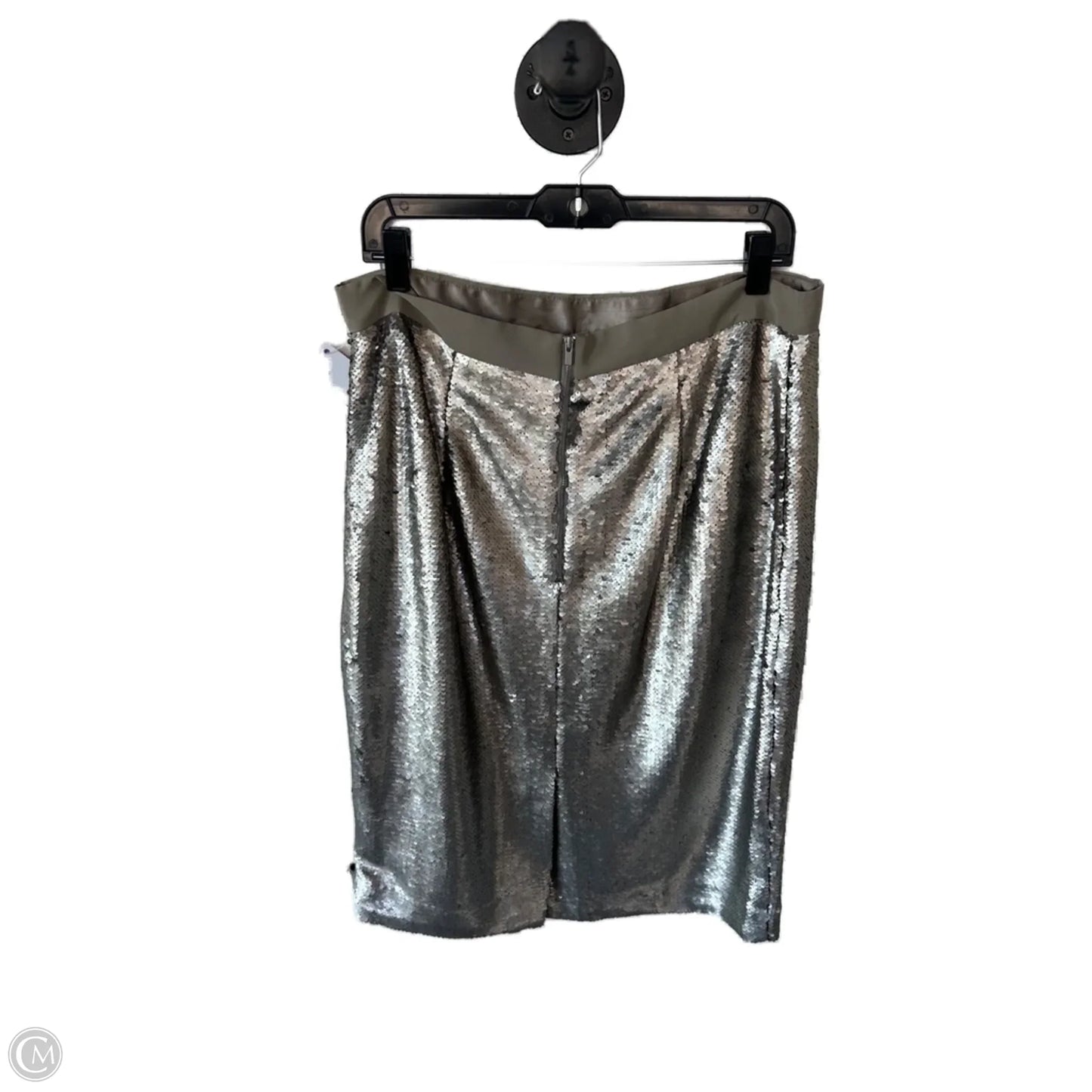 Skirt Midi By Banana Republic In Grey, Size: 14