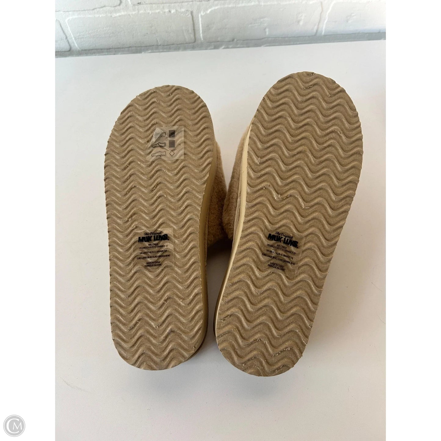 Slippers By Muk Luks In Tan