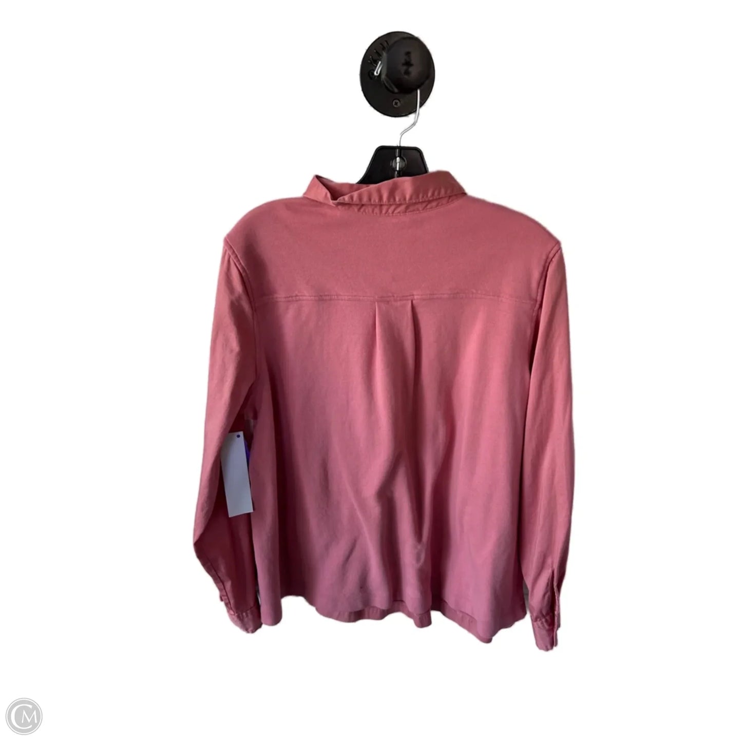 Top Long Sleeve By Isaac Mizrahi Live Qvc In Pink, Size: L