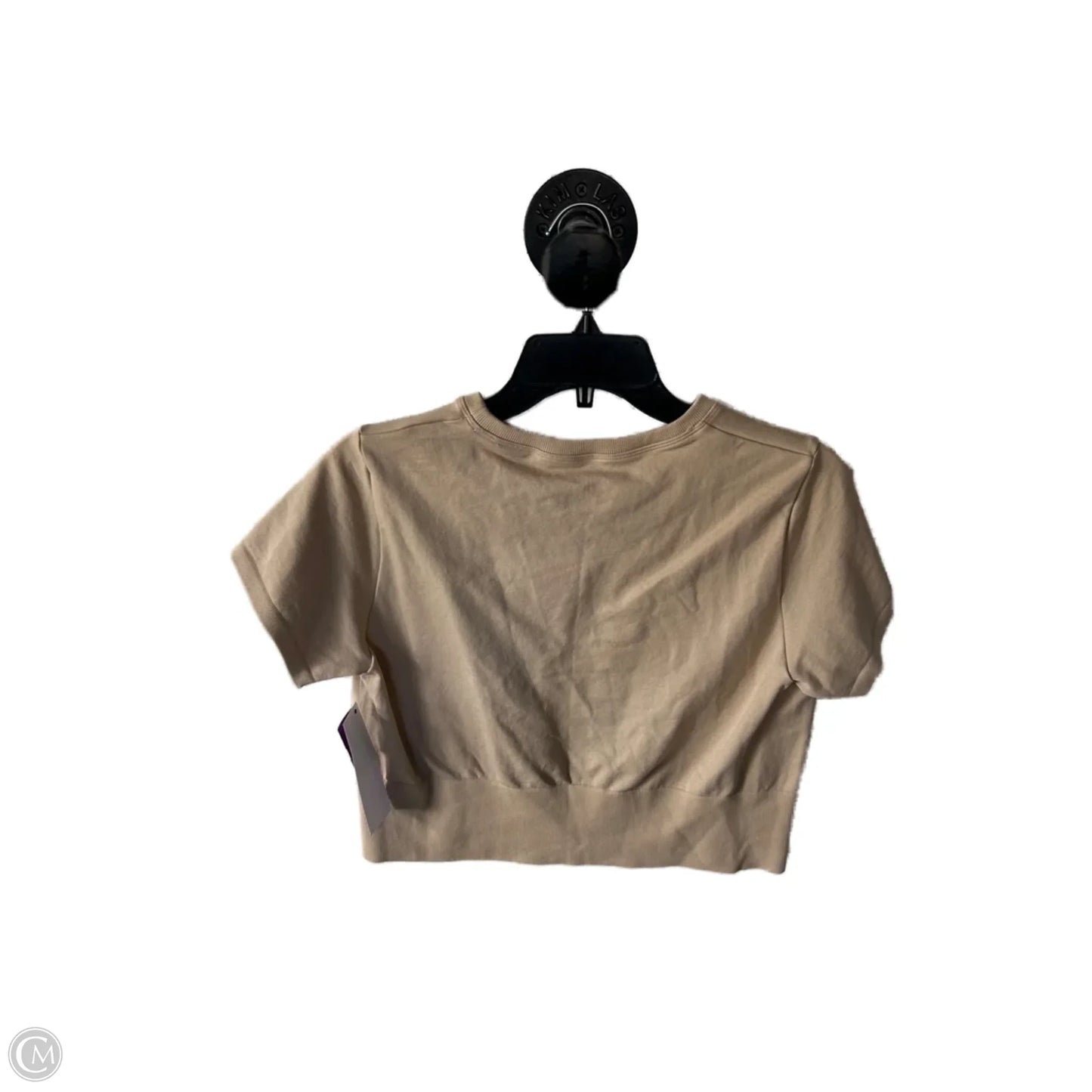 Athletic Top Short Sleeve By Aerie In Tan, Size: Xl