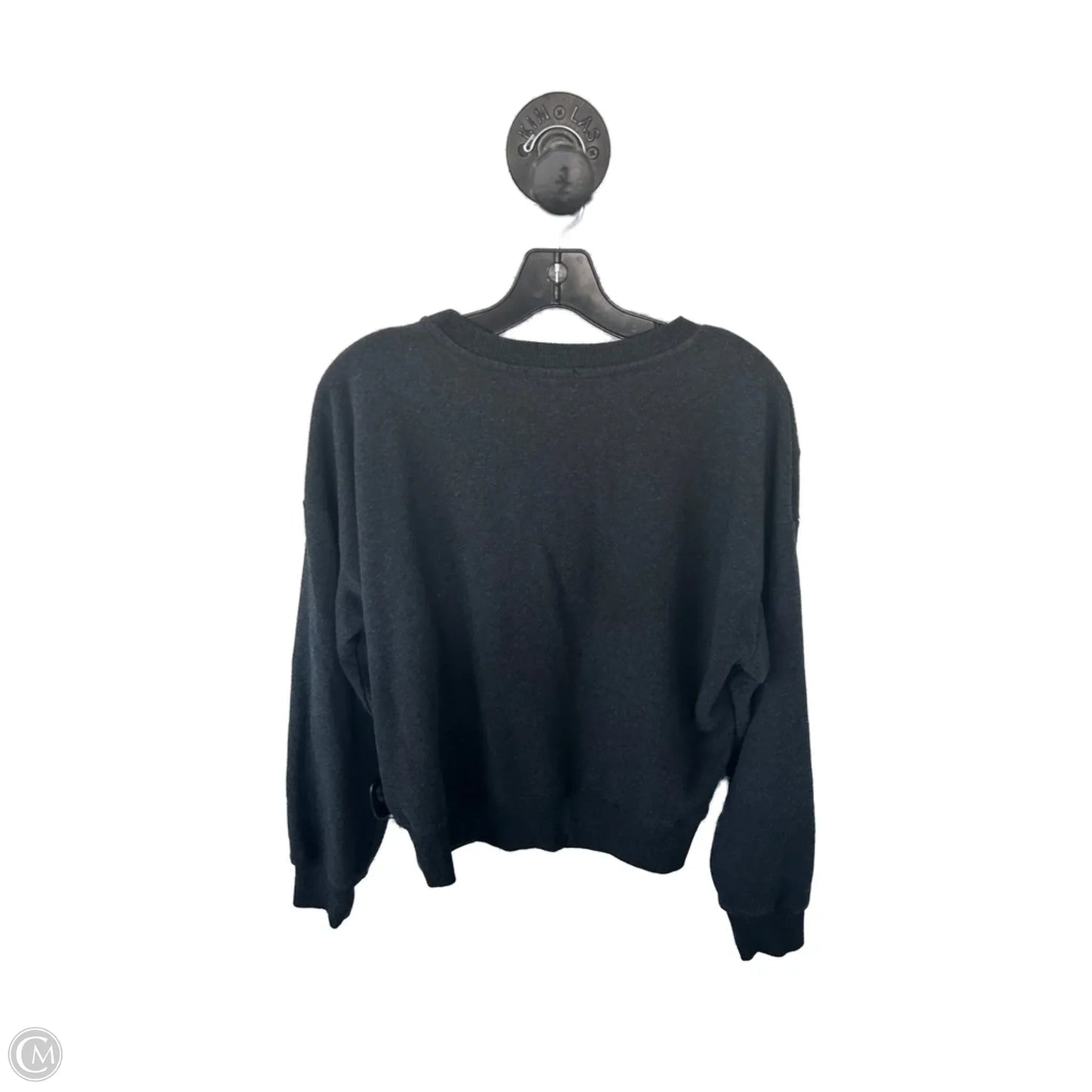 Sweatshirt Crewneck By Evereve In Grey & Silver, Size: M